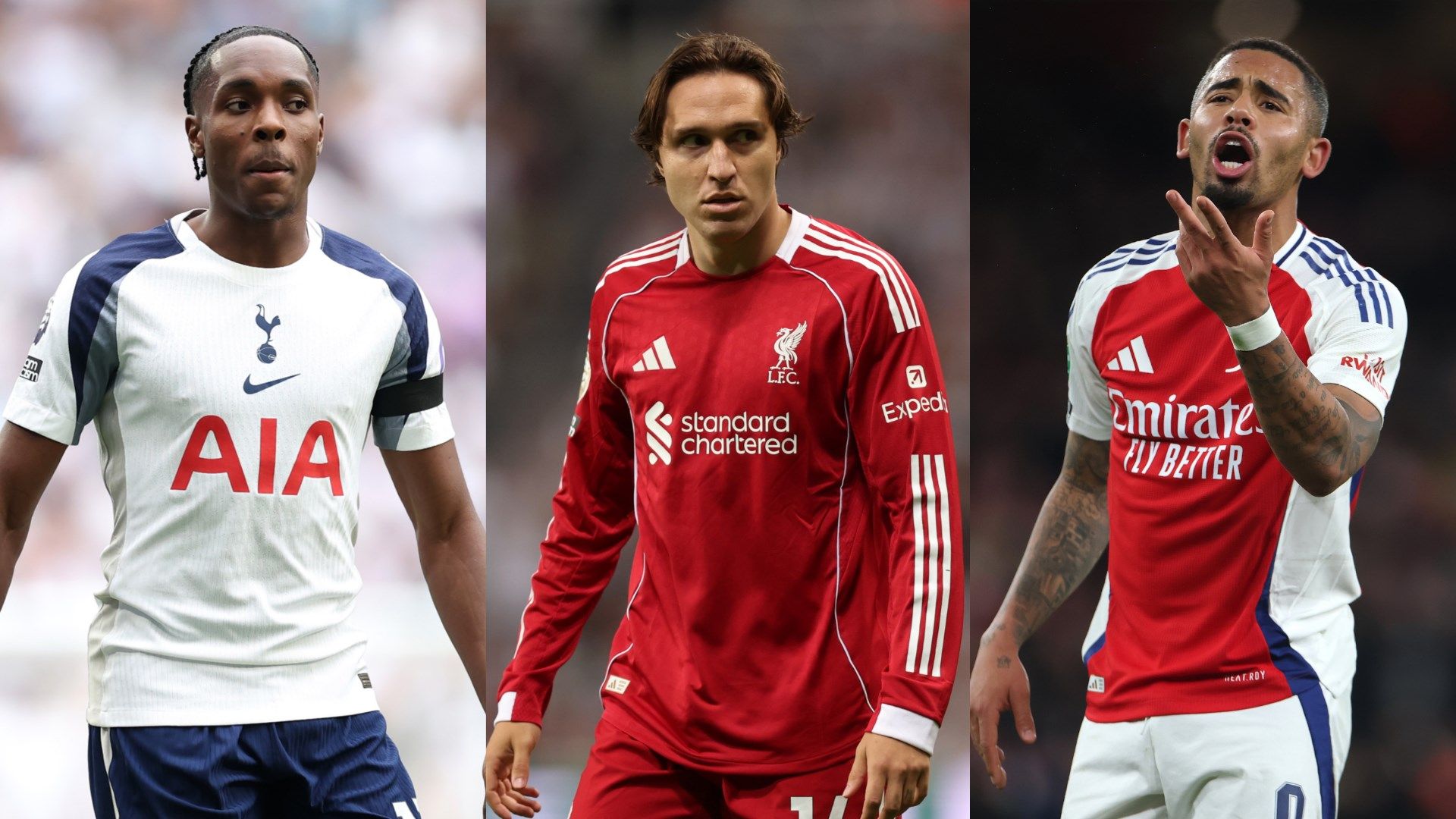 Mathys Tel Federico Chiesa Gabriel Jesus Champions League snub