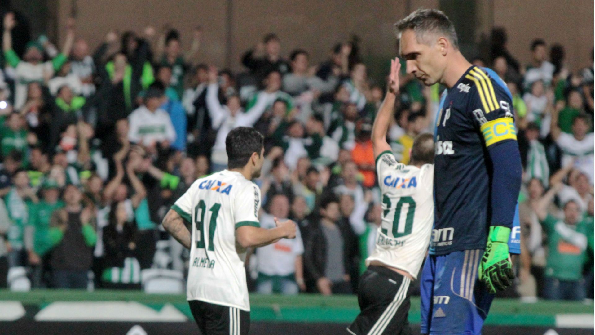 Fernando Prass Coritiba Palmeiras Brasileirão 09 06 2017