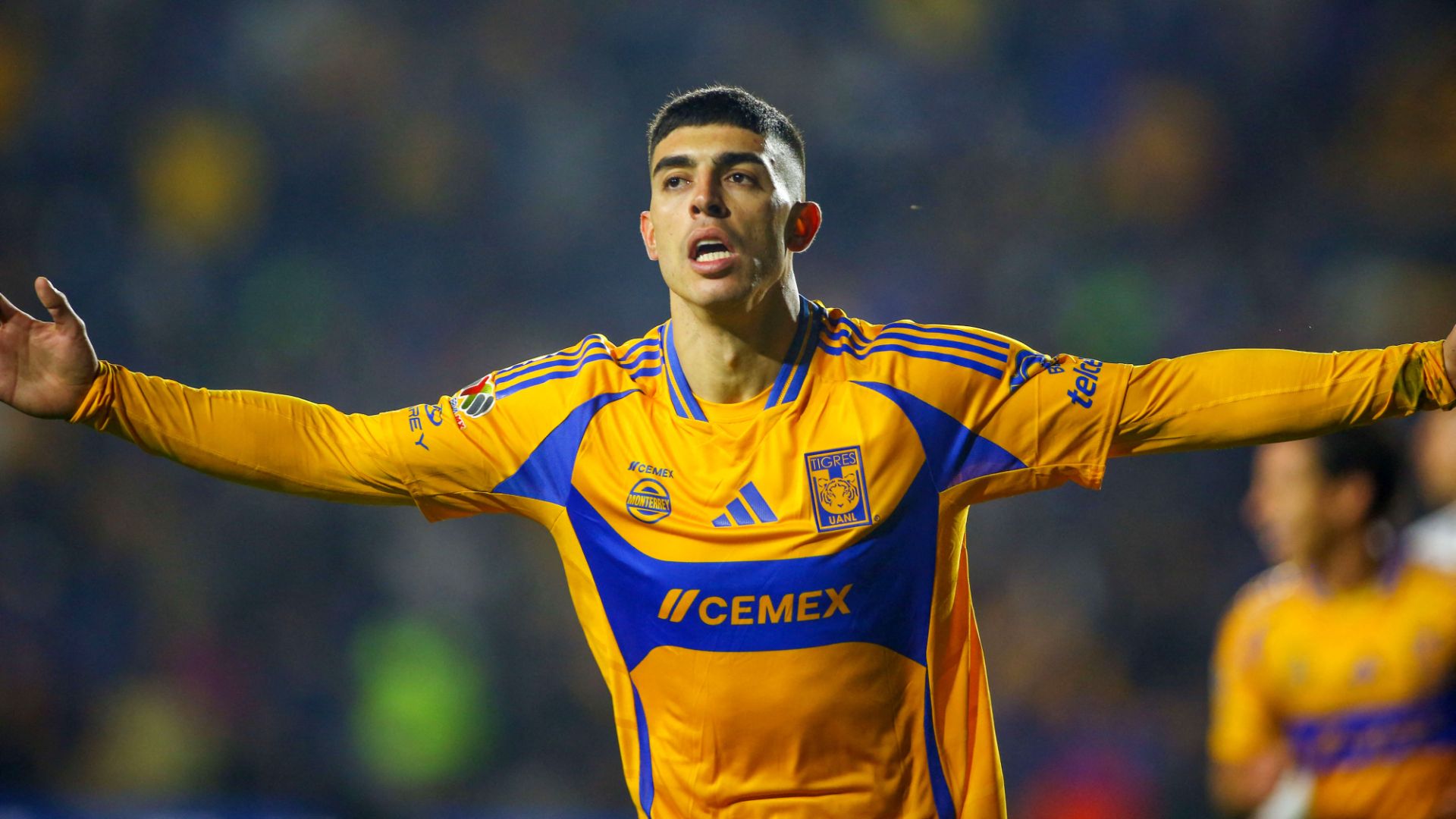 Juan Brunetta celebración Tigres Liga MX