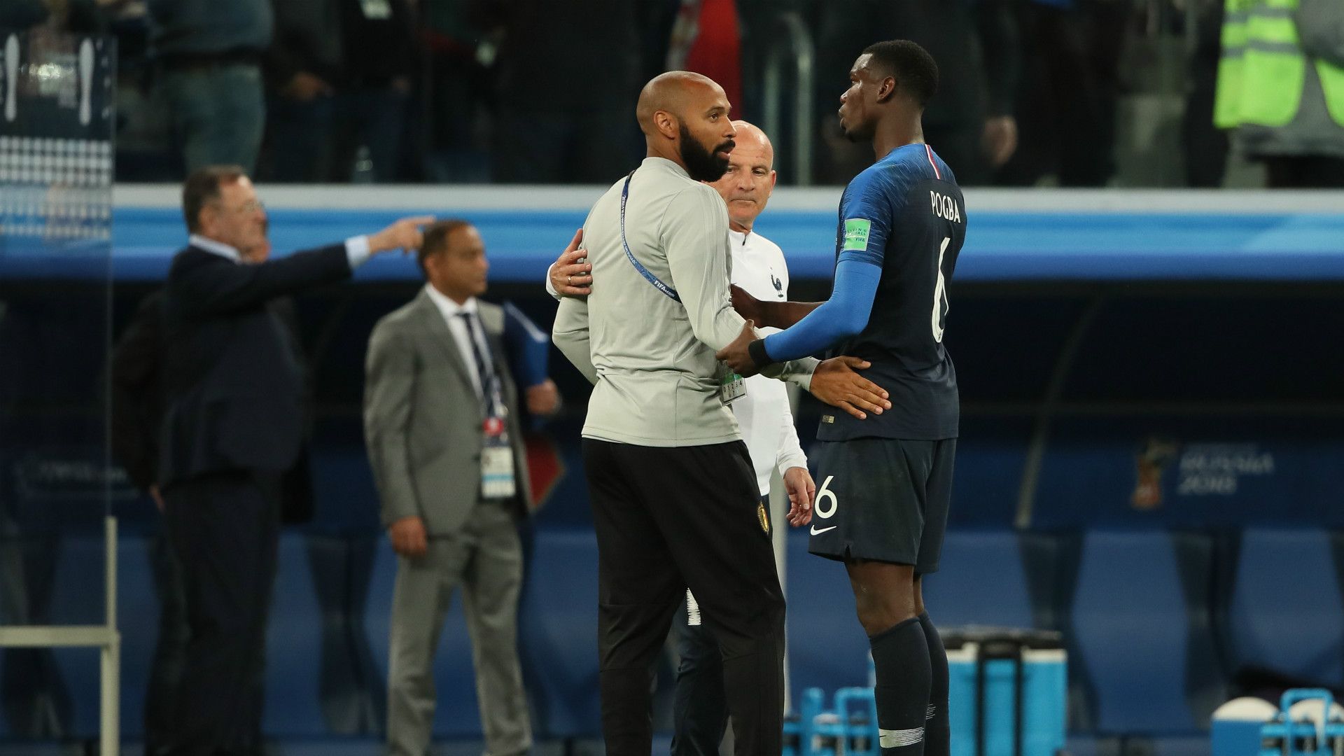 France Belgium World Cup 2018 Thierry Henry Pogba