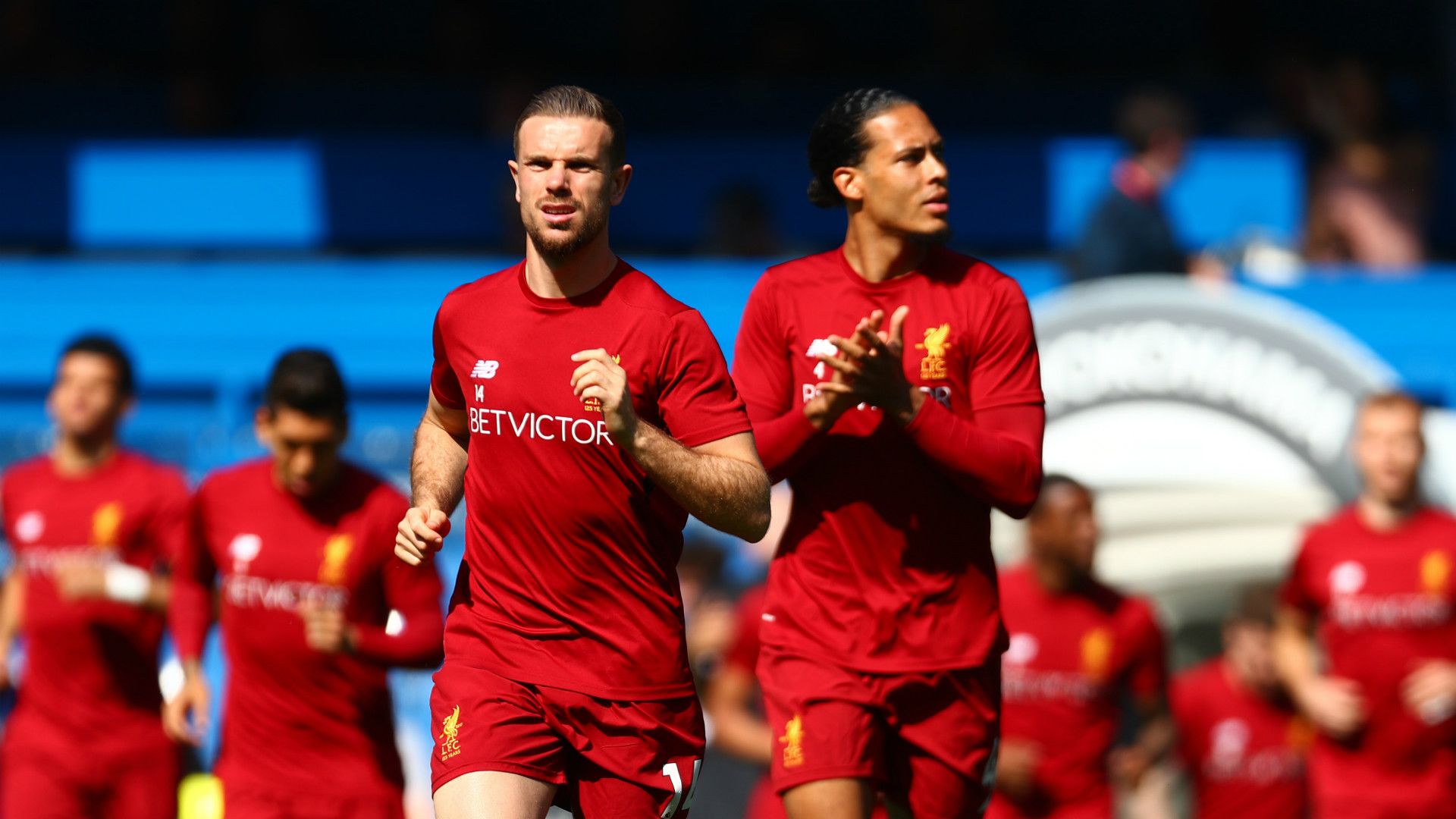 Jordan Henderson Virgil Van Dijk Liverpool Squad