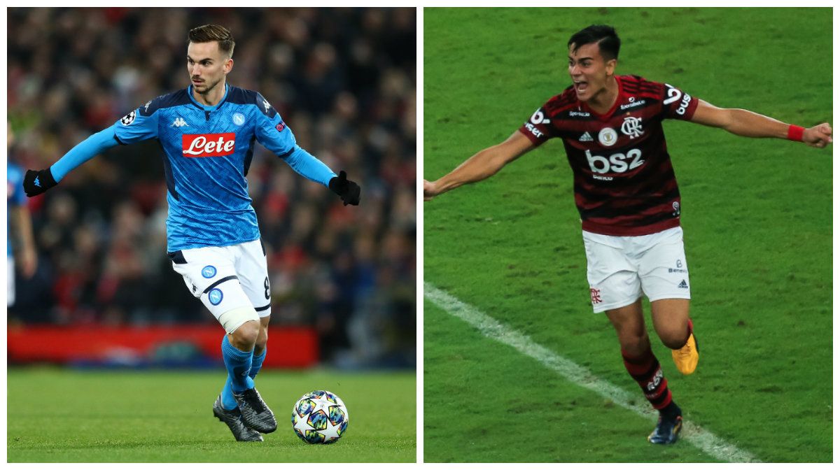 Fabian Ruiz Napoli Reinier Flamengo