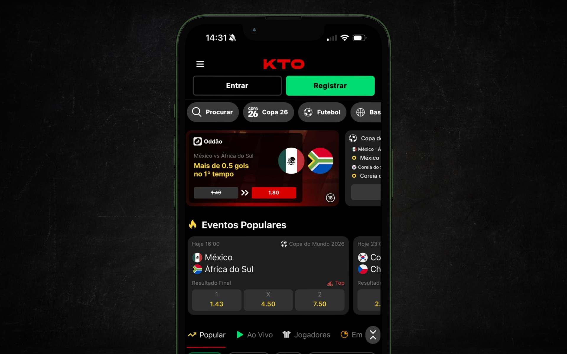 kto app novo