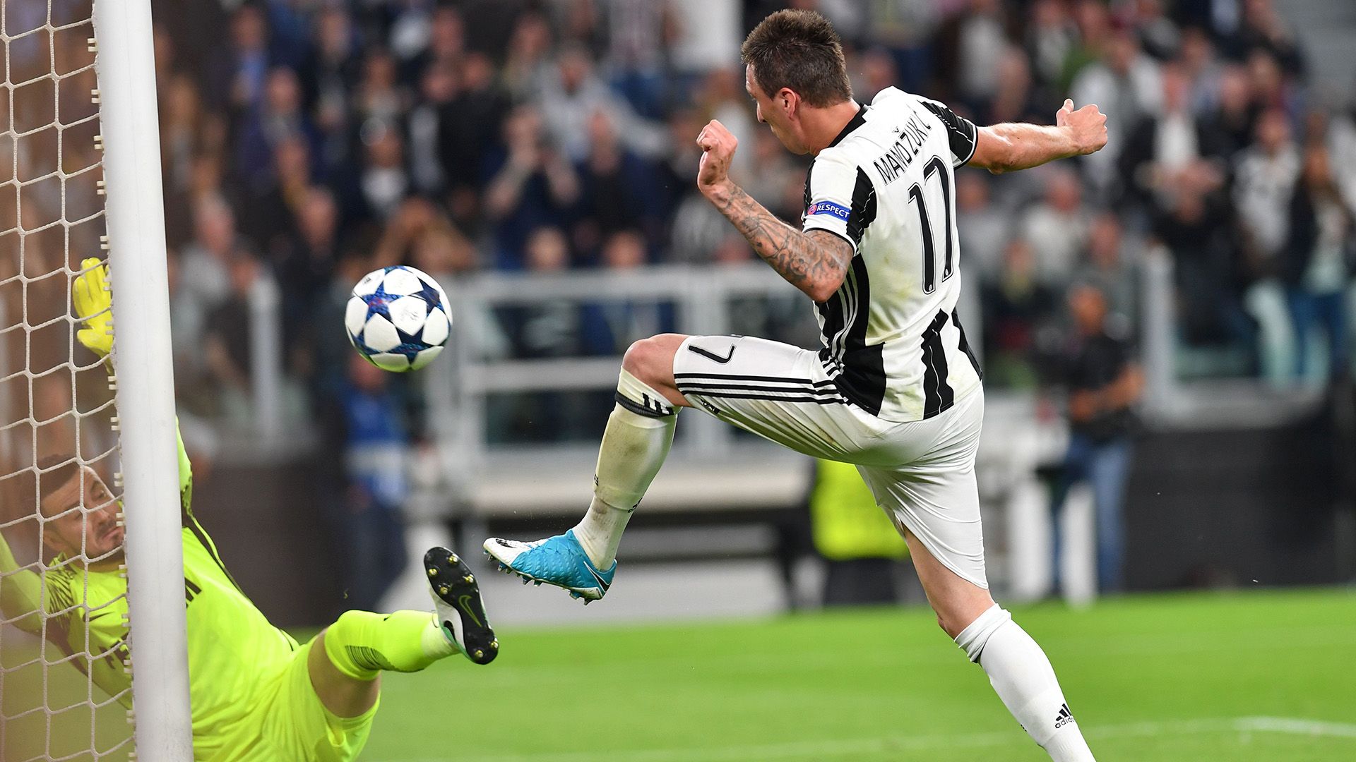 Mario Mandzukic Juventus Monaco Champions League