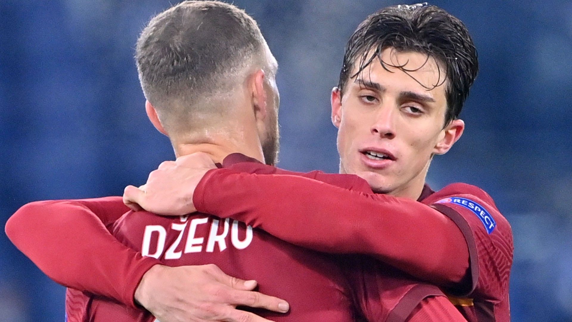 Dzeko Calafiori Roma