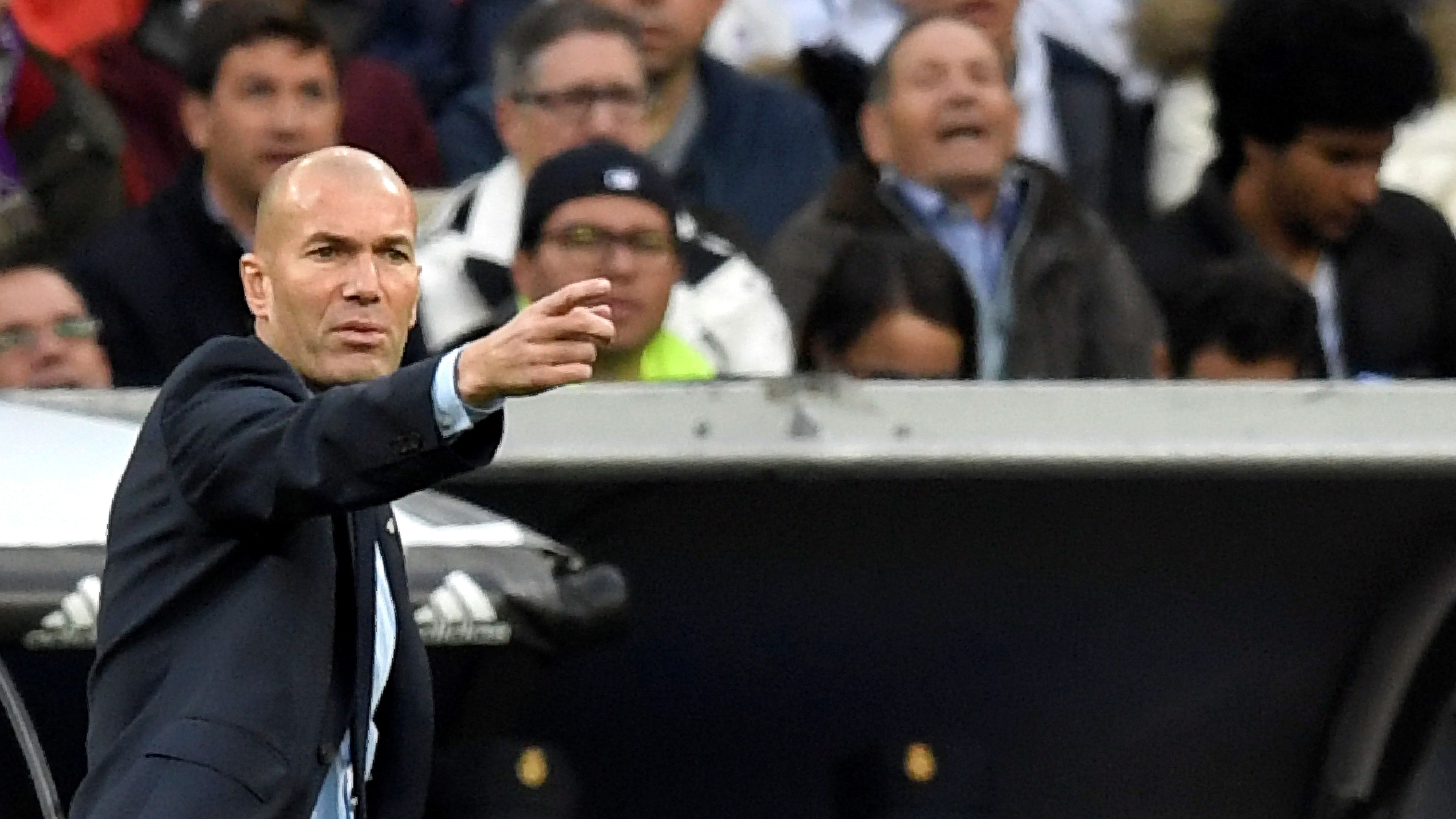 Zinedine Zidane Real Madrid Malaga LaLiga 25112017