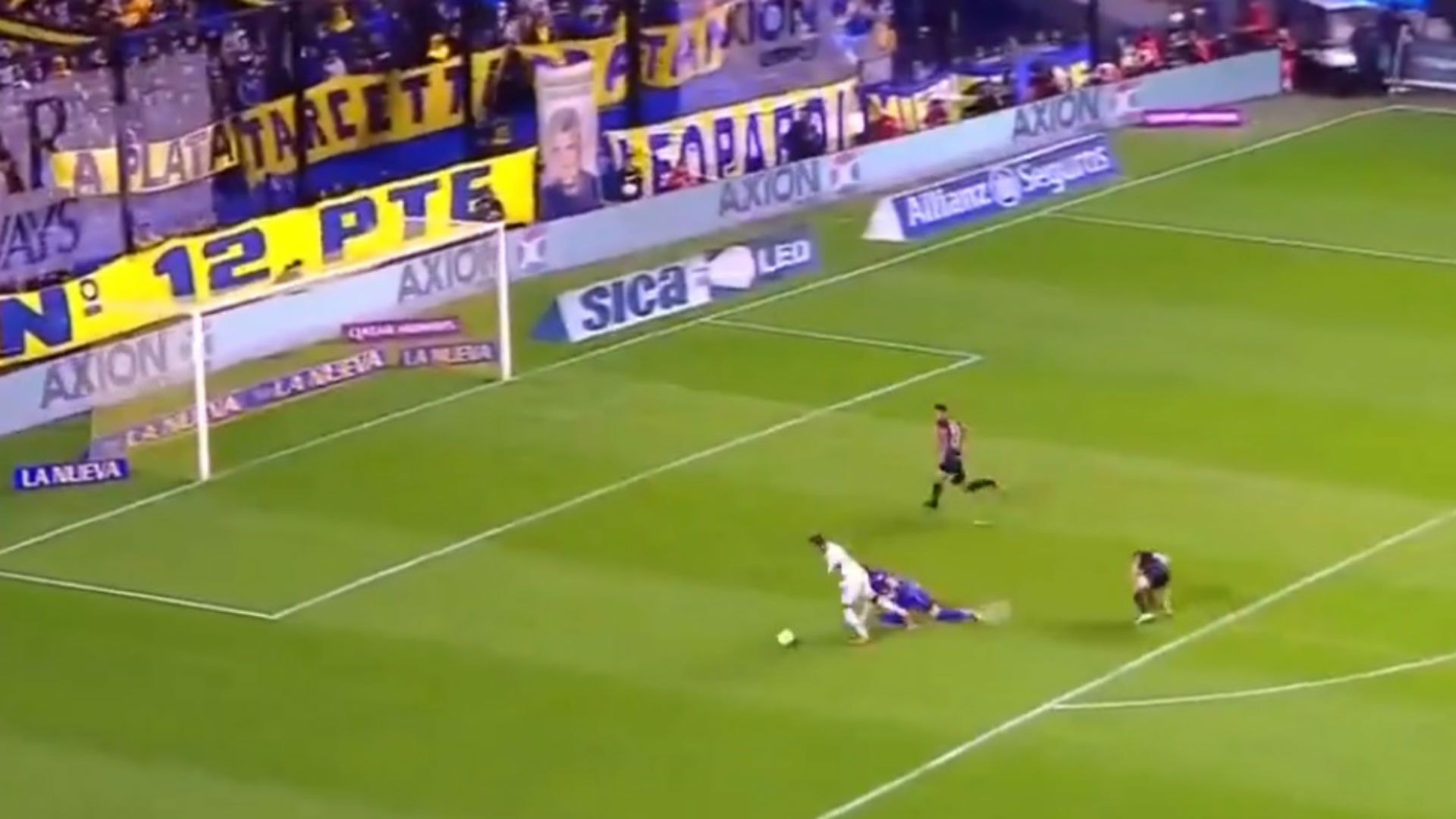 CAPTURA penal Villa Boca Colon Superliga 30092018