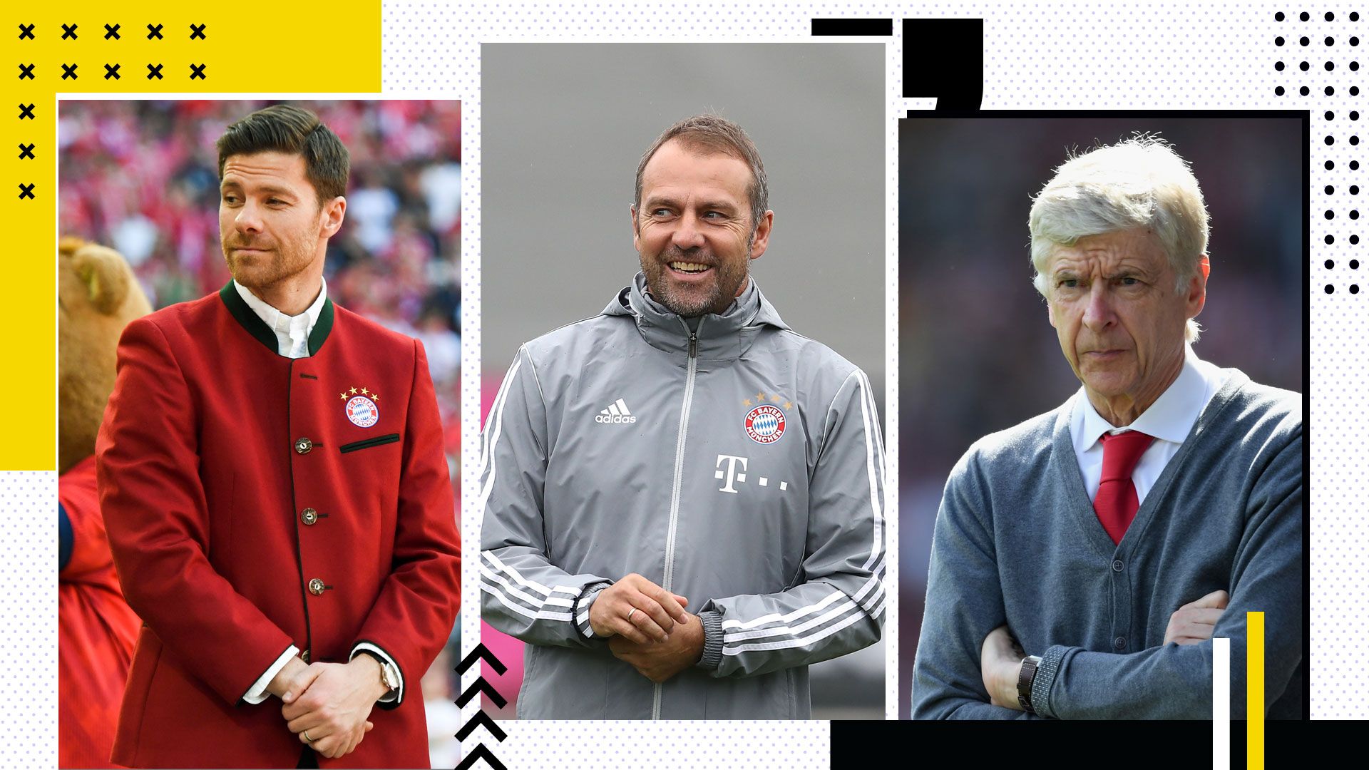 GFX Collage Flick Wenger Alonso FC Bayern