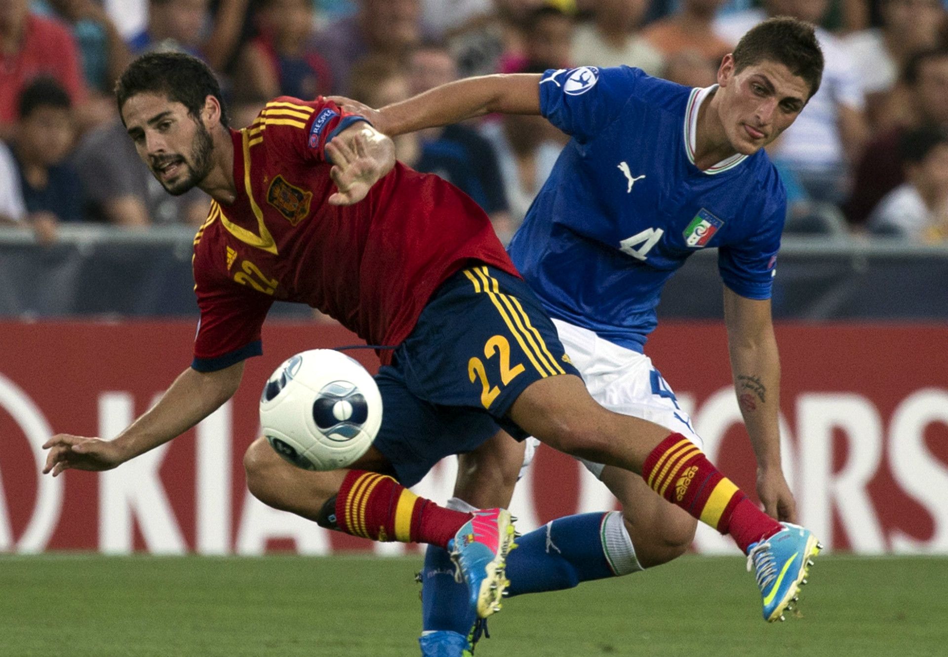 Isco Marco Verratti Spain U21 Italy U21