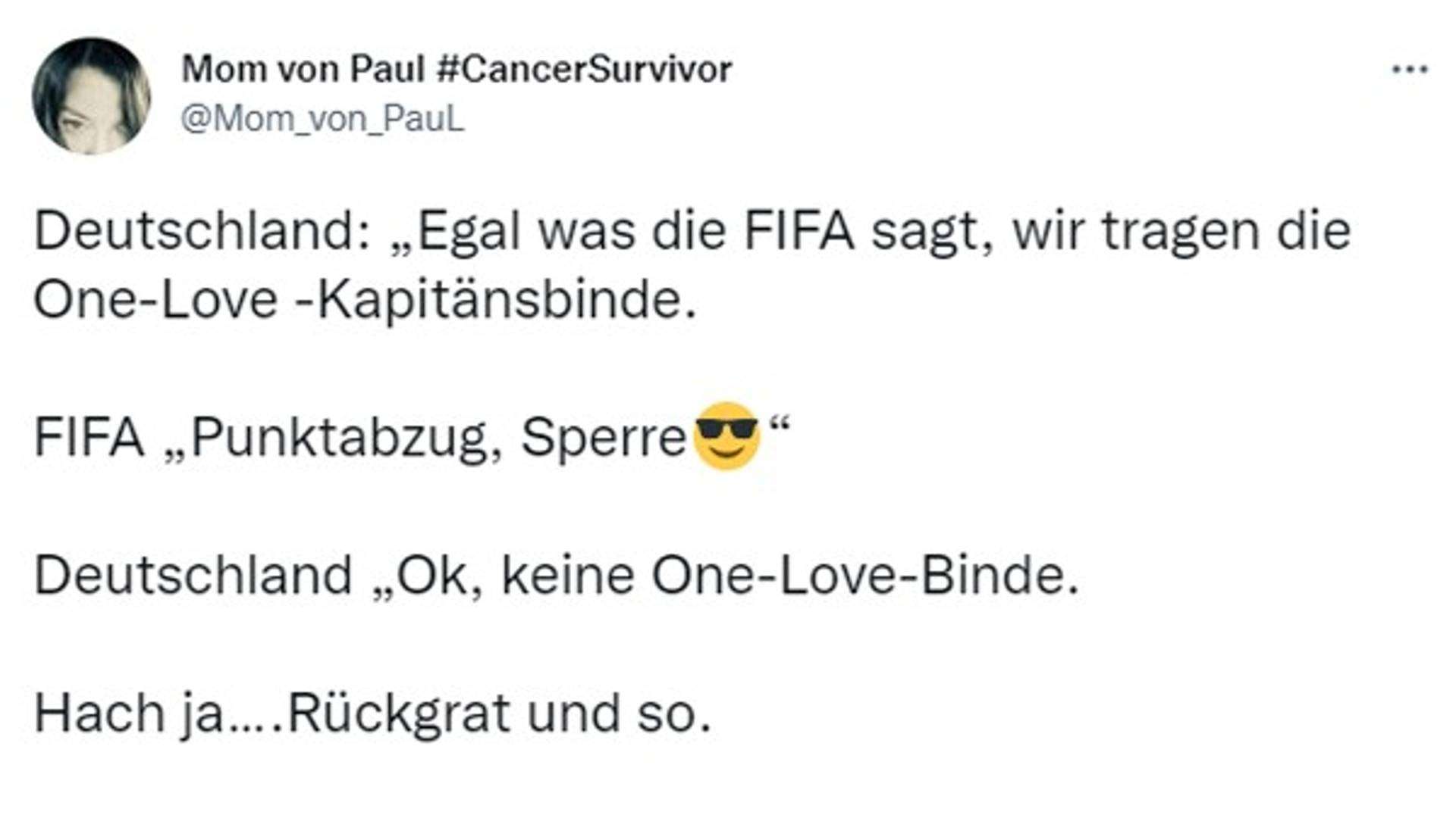 One Love Netzreaktionen