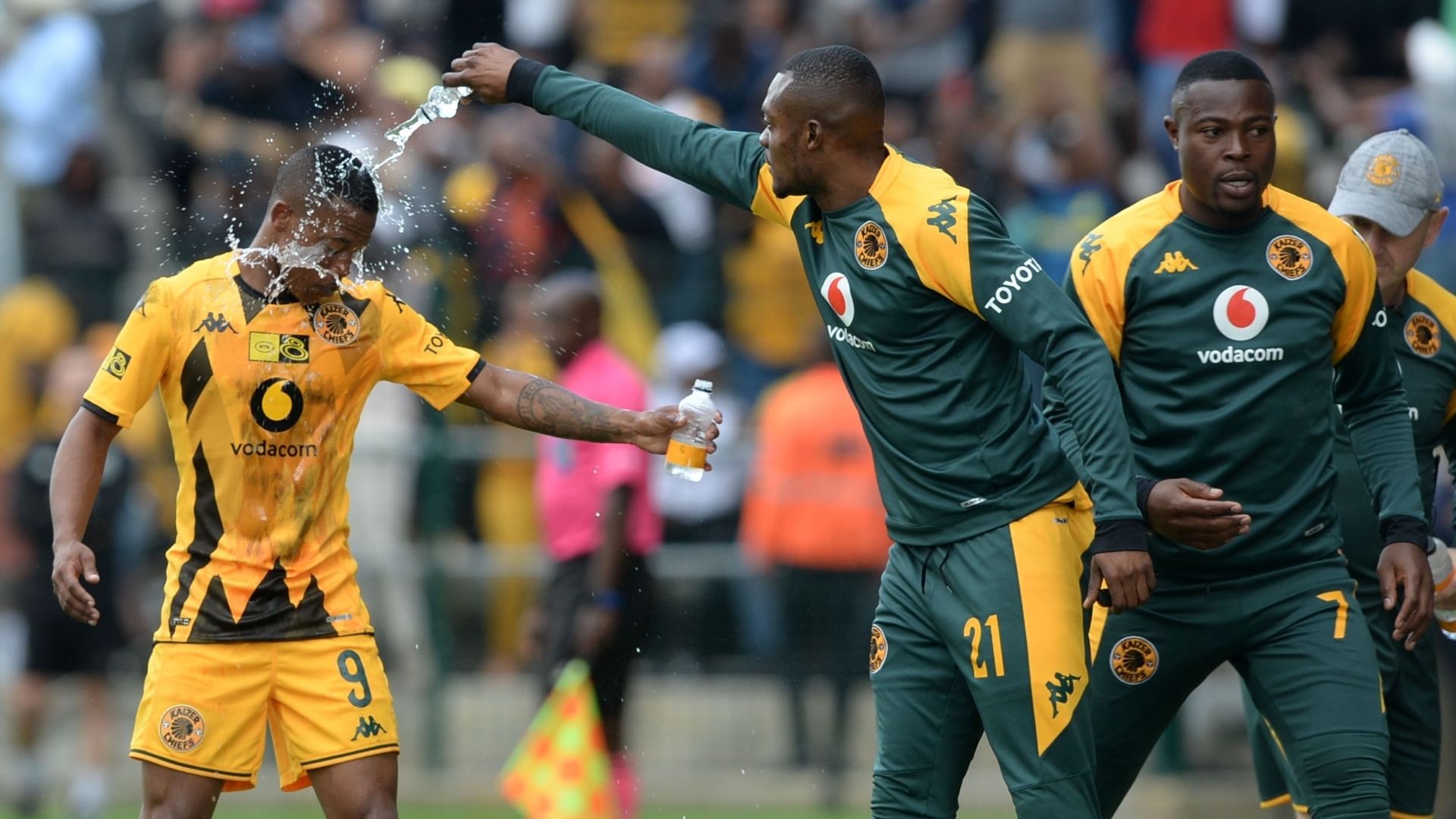 Ashley Du Preez, Christian Saile, Ranga Chivaviro, Kaizer Chiefs