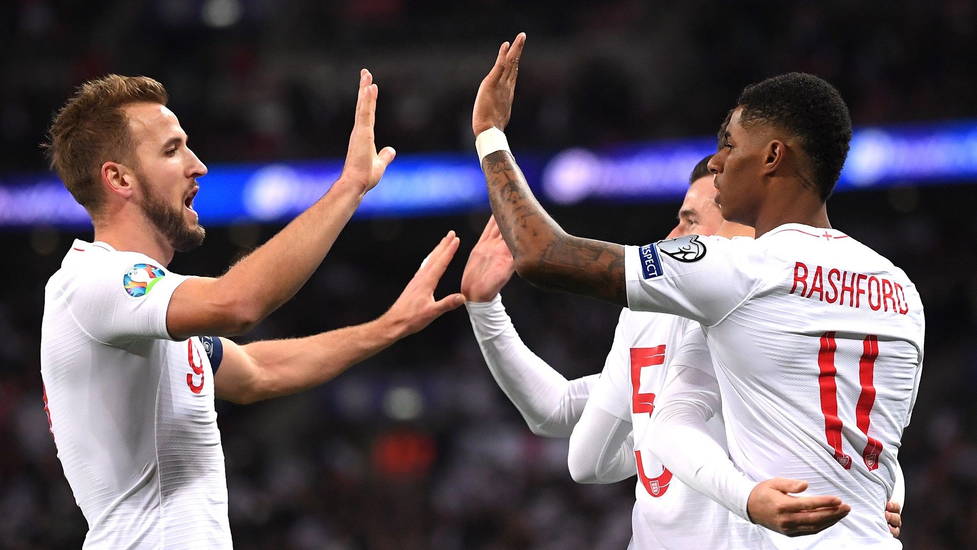 Harry Kane Marcus Rashford England 2019
