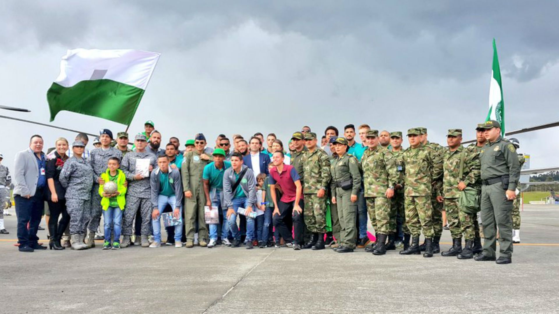 Chapecoense arribo a Medellín