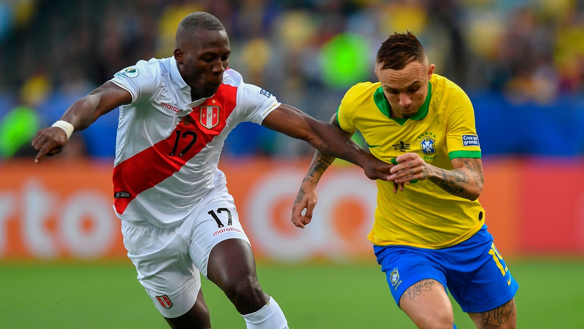 Advincula Everton Brasil Peru Copa America final 07072019
