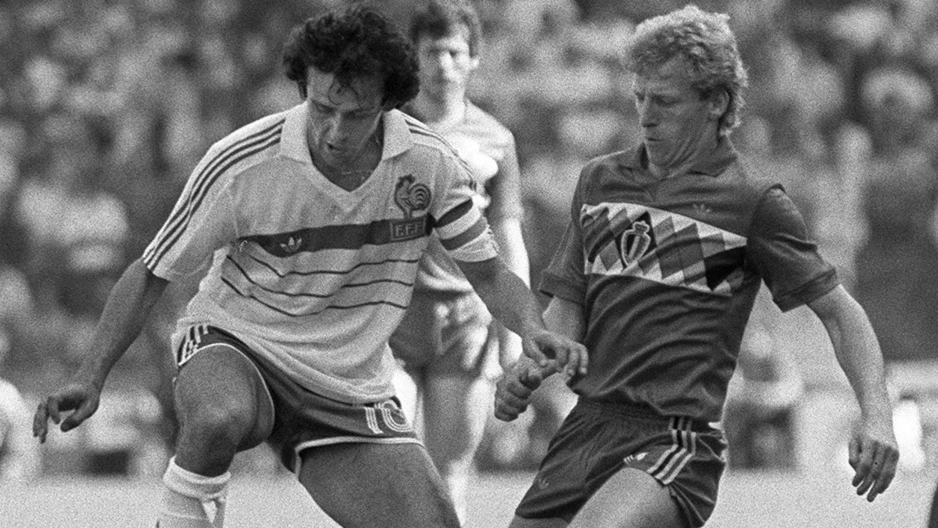 Jan Ceulemans Michel Platini France Belgium 1984