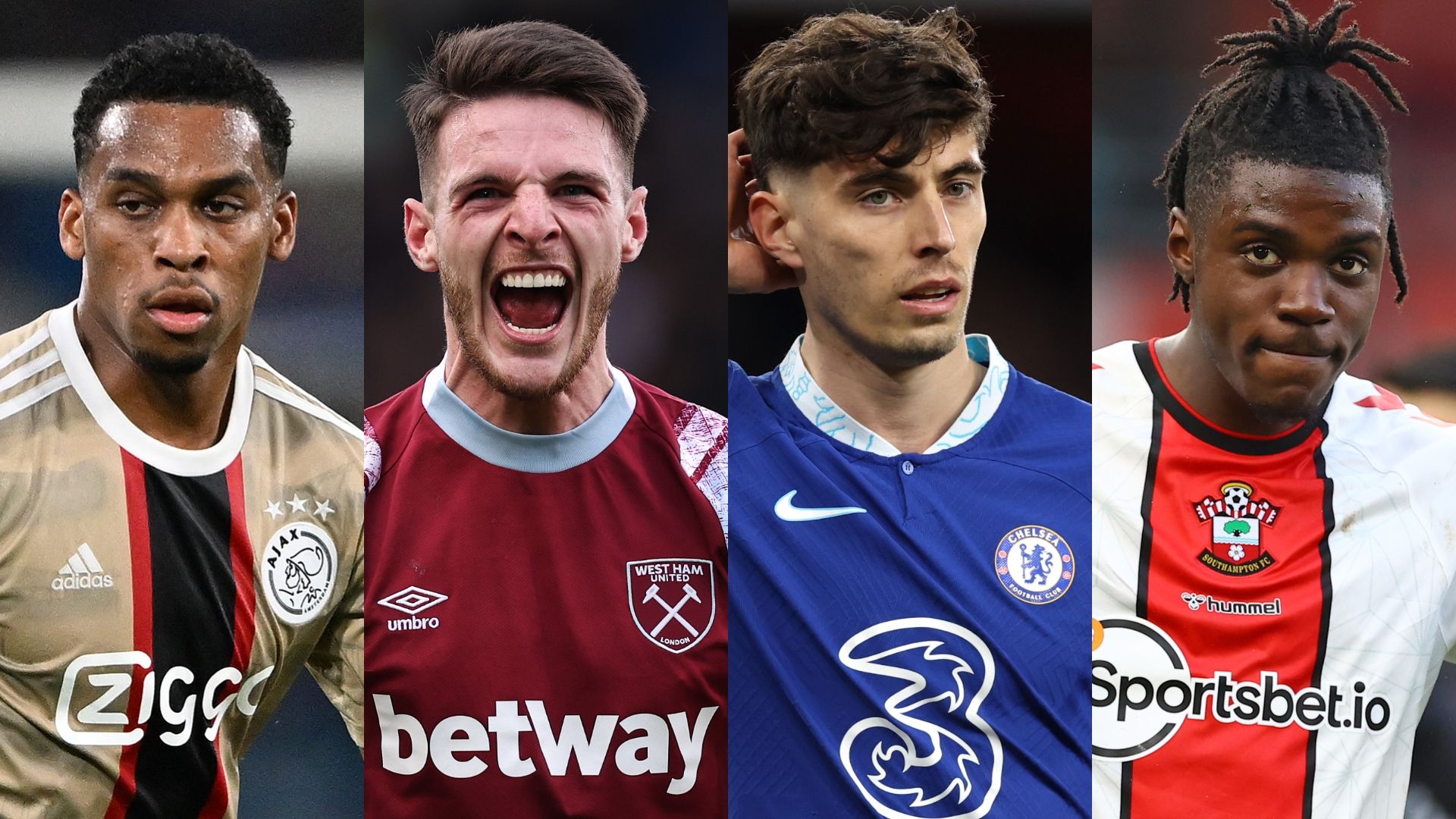 arsenal rice havertz lavia timber.