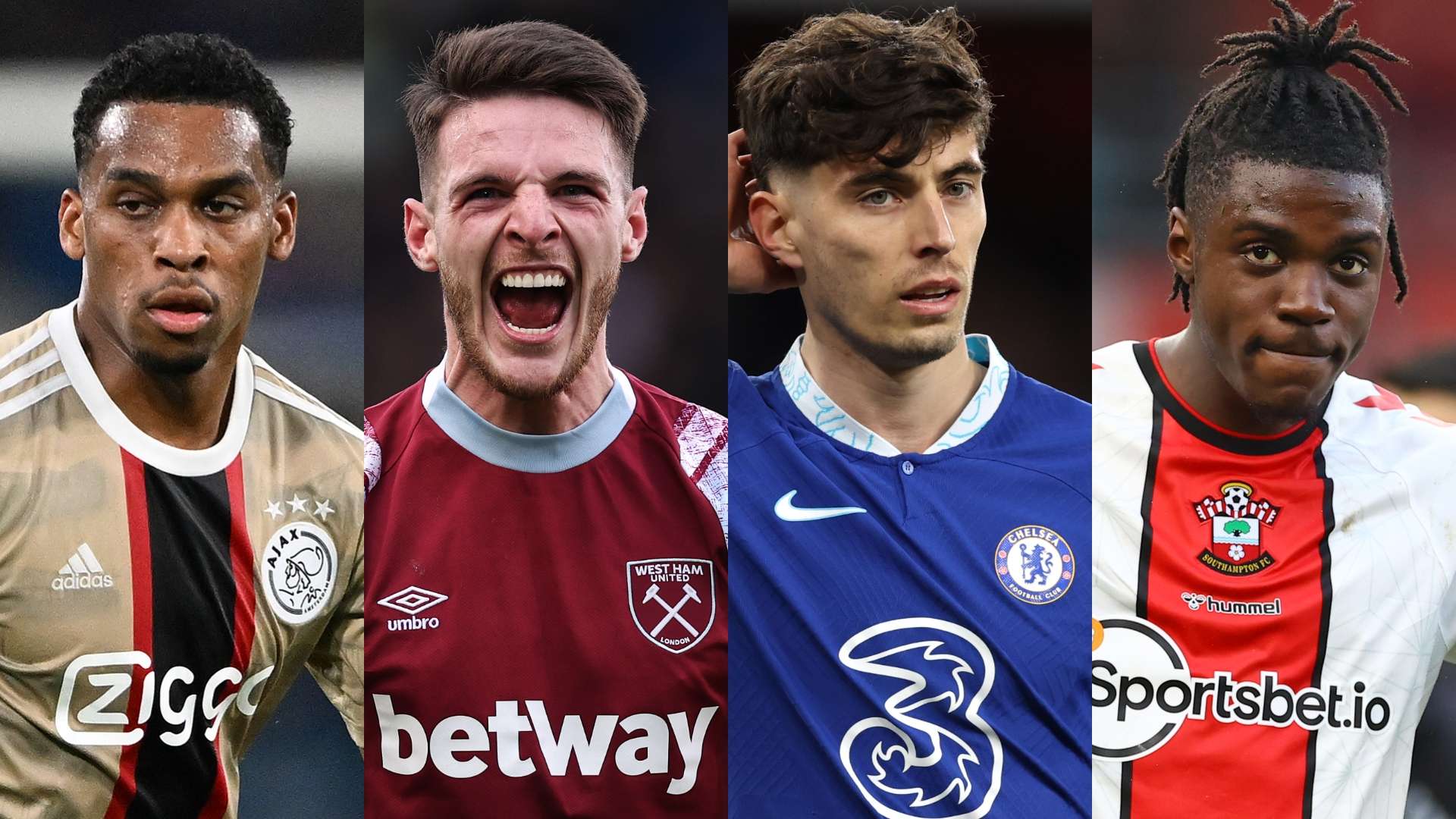 arsenal rice havertz lavia timber.