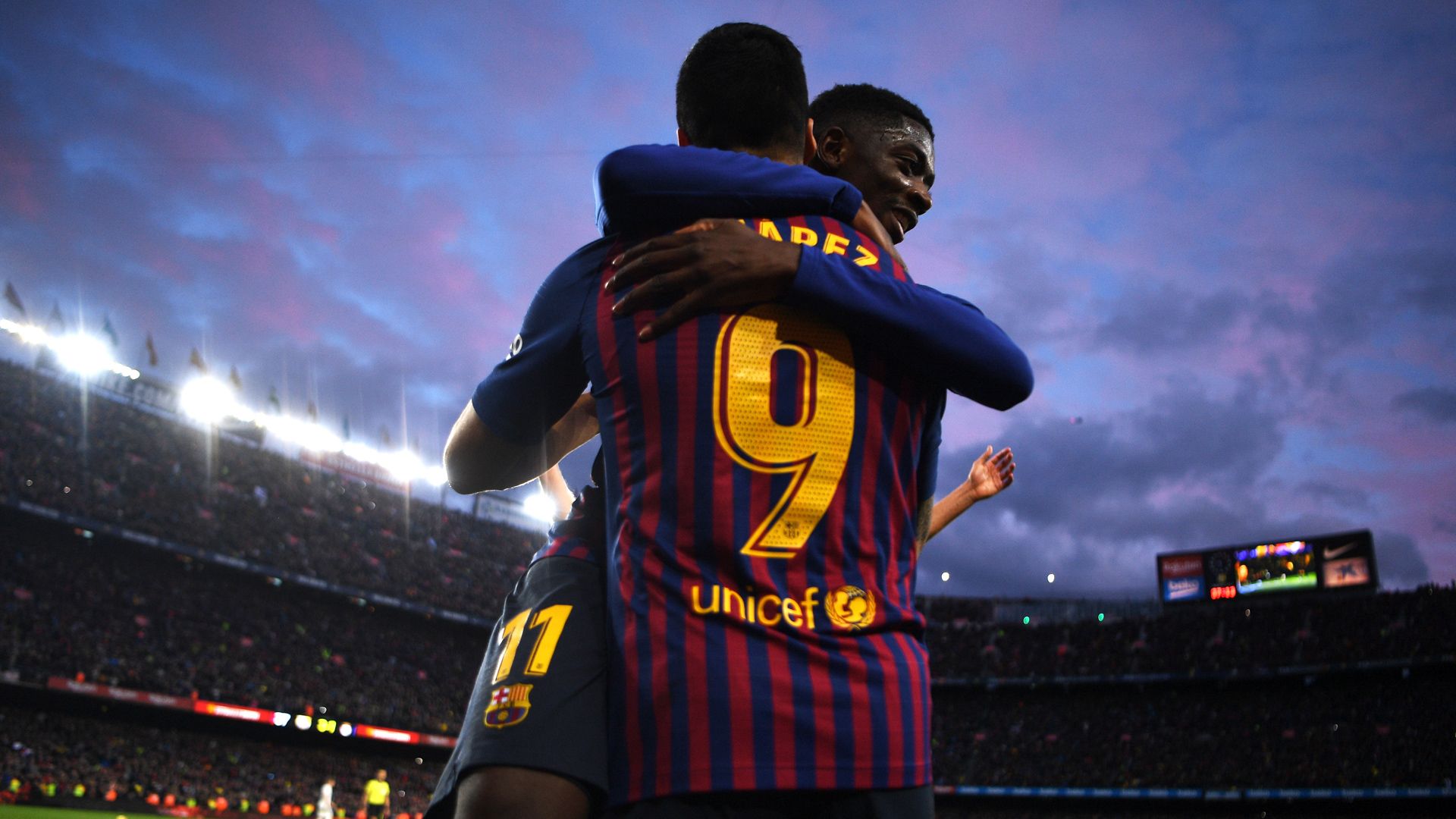 Ousmane Dembele Luis Suarez FC Barcelona