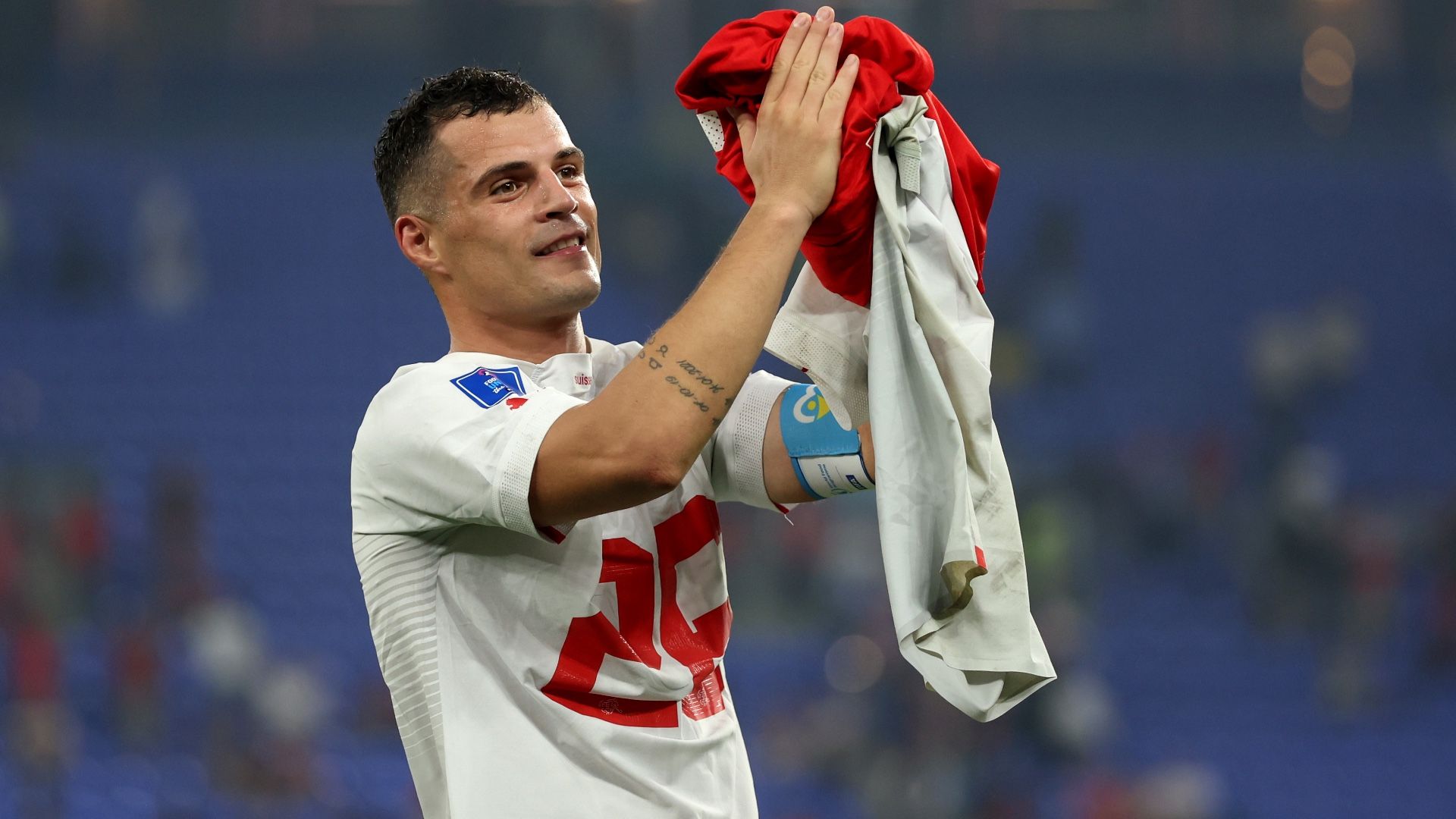 Granit Xhaka Switzerland Serbia 2022