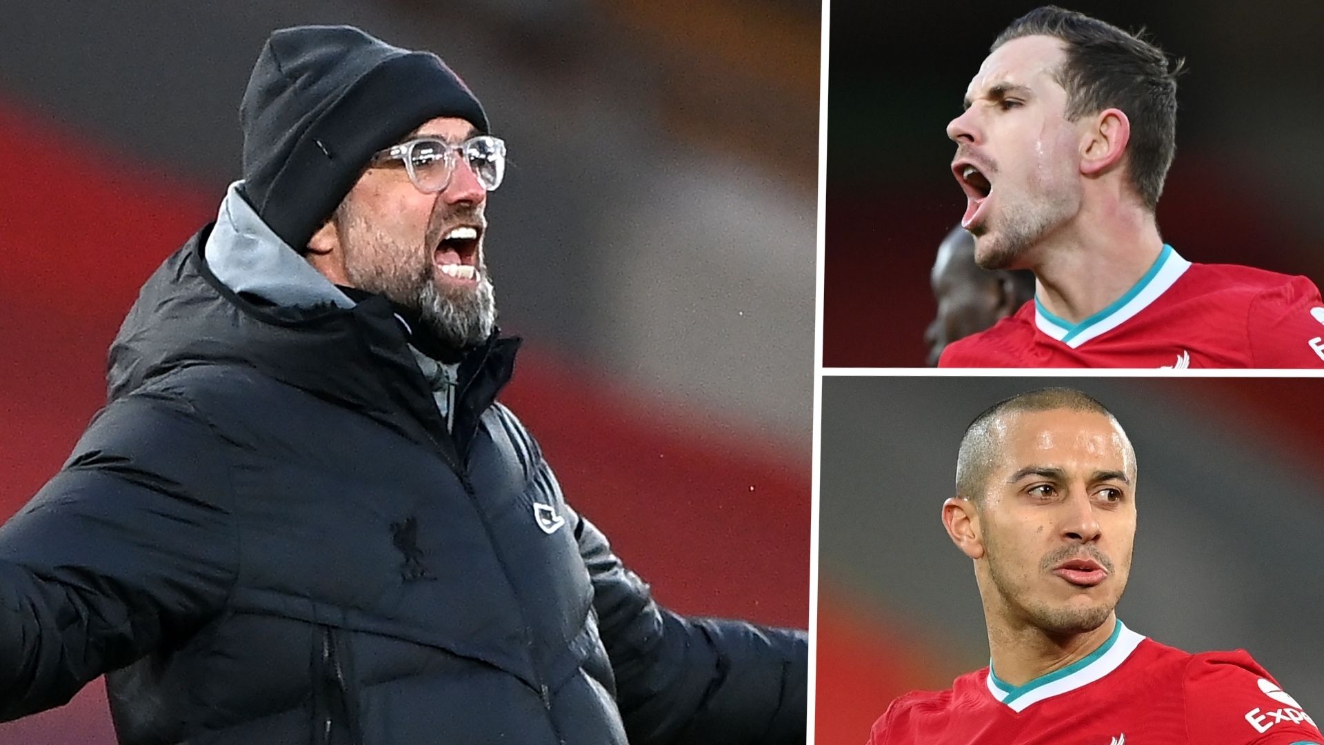 Klopp Henderson Thiago Liverpool GFX