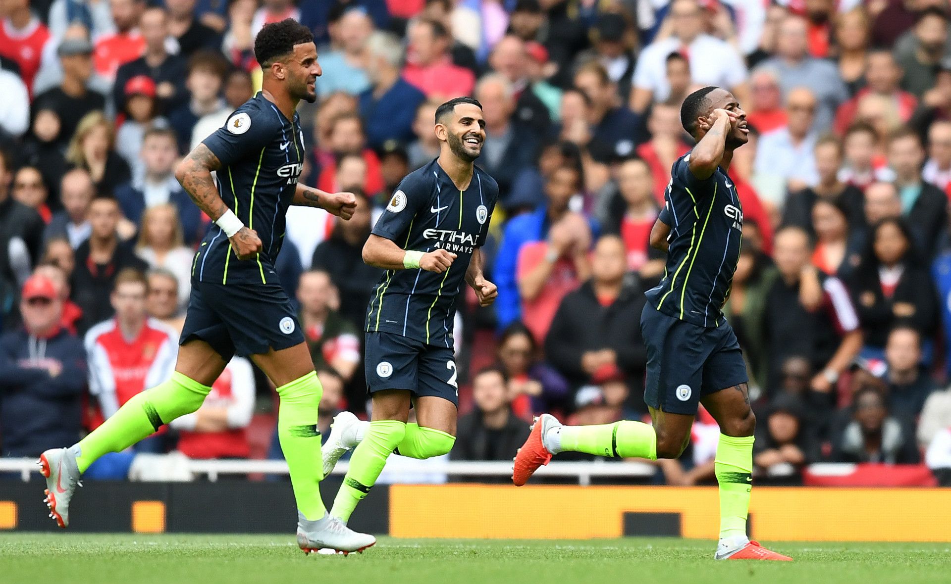 Raheem Sterling goal Arsenal Manchester City Premier League 2018-19