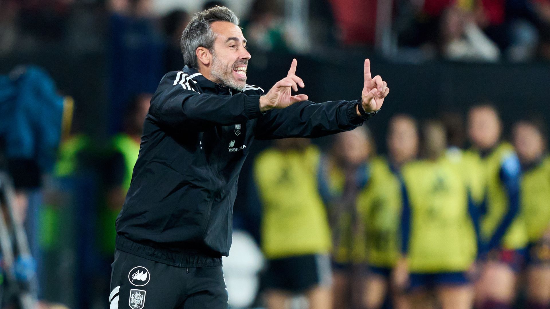 Jorge Vilda, durante un partido