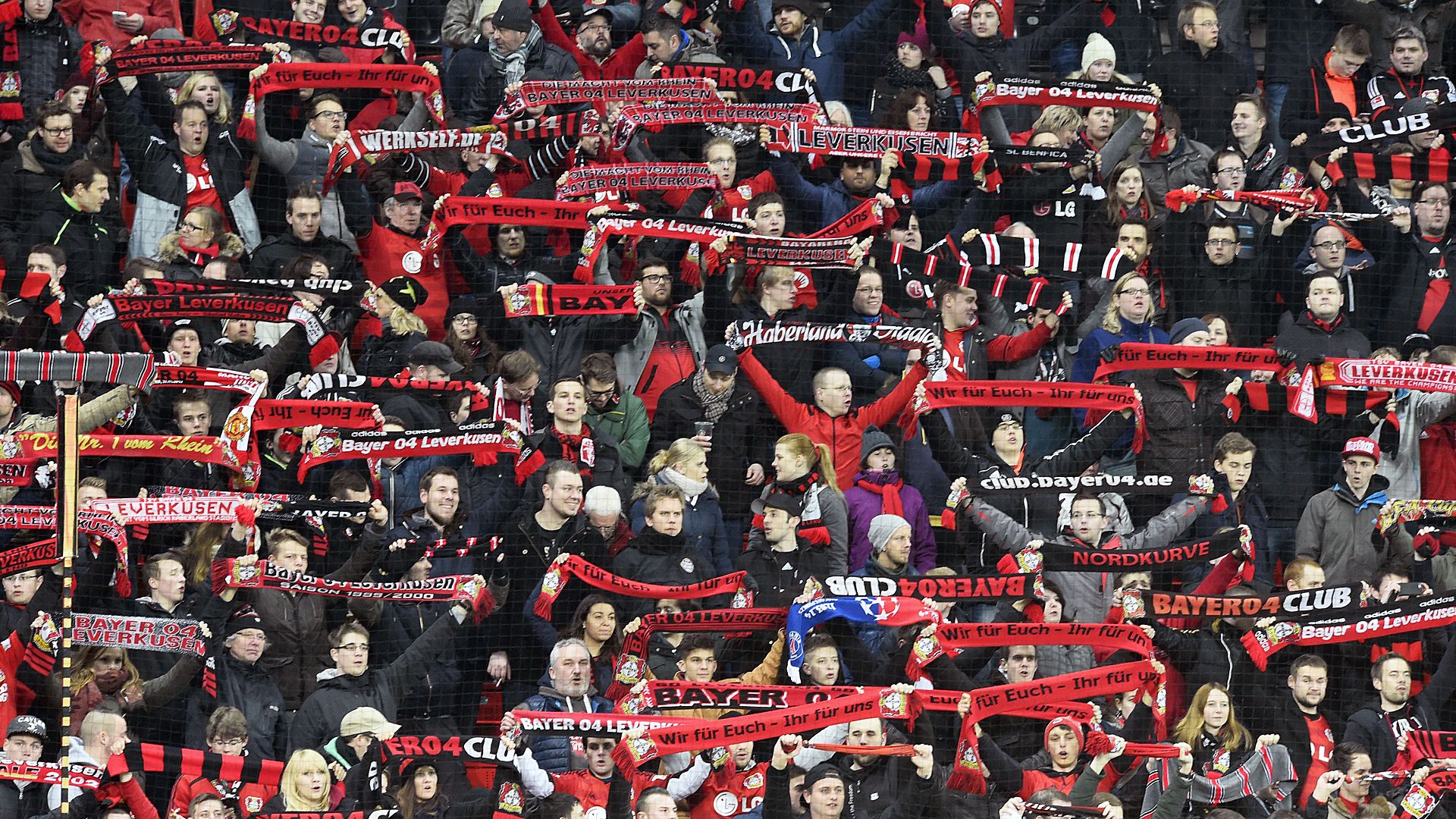 Bayer Leverkusen Fans 02252015