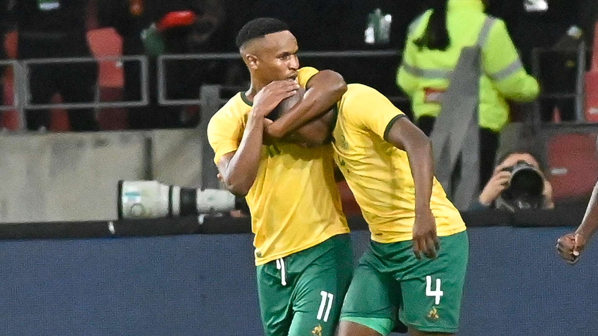 Themba Zwane & Teboho Mokoena, Bafana Bafana, October 2024