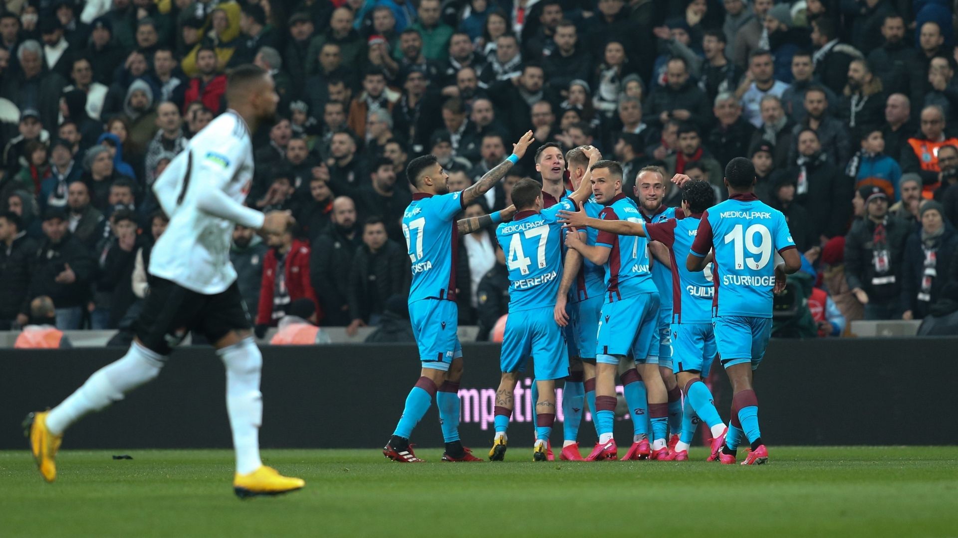 Trabzonspor Gol Sevinci Besiktas 02222020