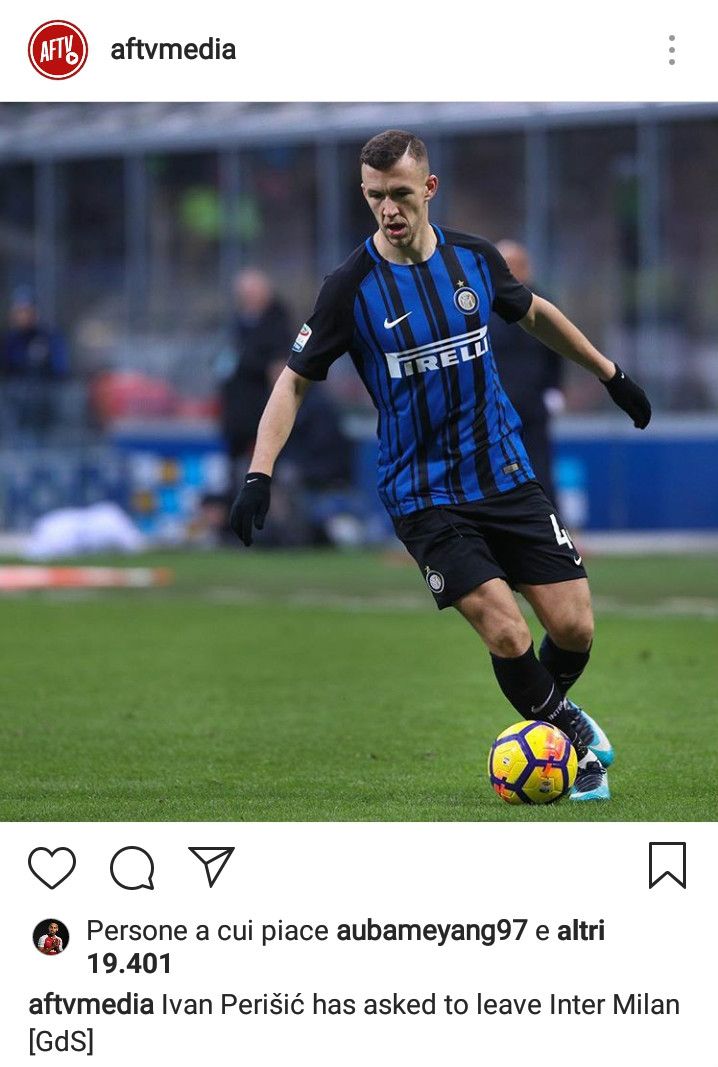 Like Instagram Aubameyang Perisic