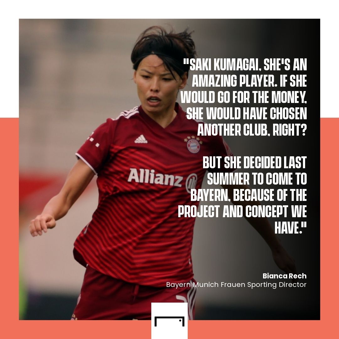 Saki Kumagai Bayern Munich quote PS gfx 1:1