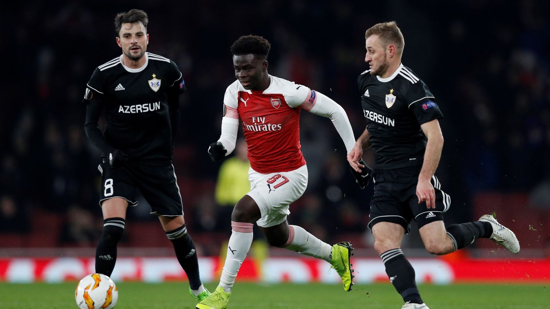 Saka Arsenal Qarabag Europa League