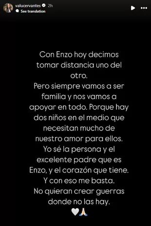 Valentina Cervantes Enzo Fernandez 