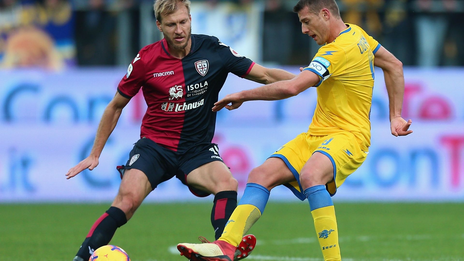 cagliari frosinone klavan ciofani serie a