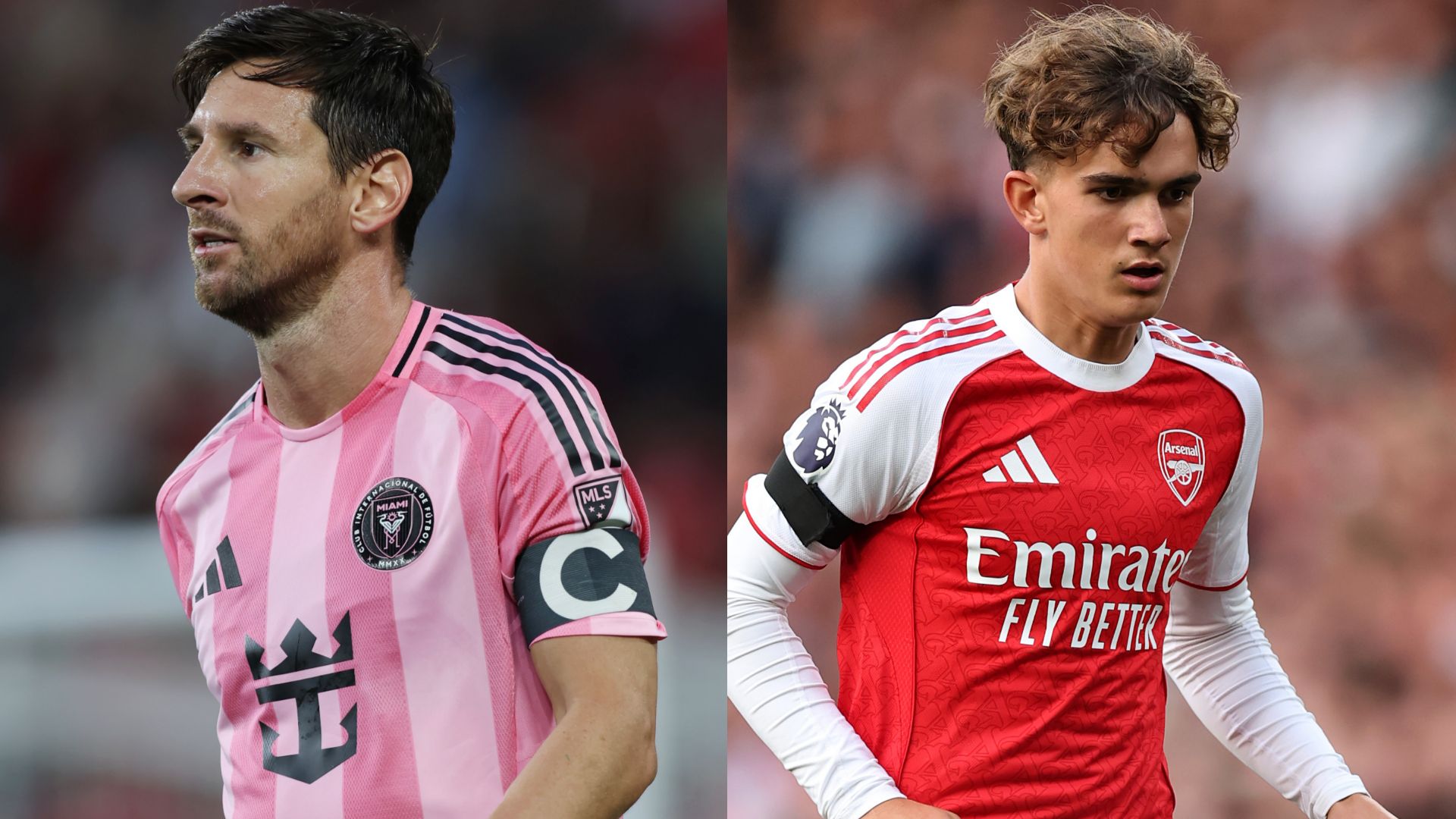 Lionel Messi Max Dowman Arsenal 2025