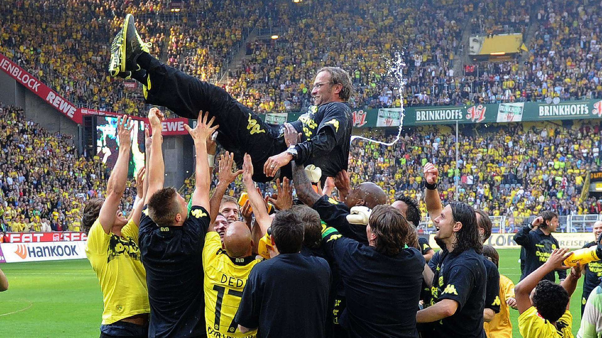 Jürgen Klopp BVB 2011 Meisterfeier