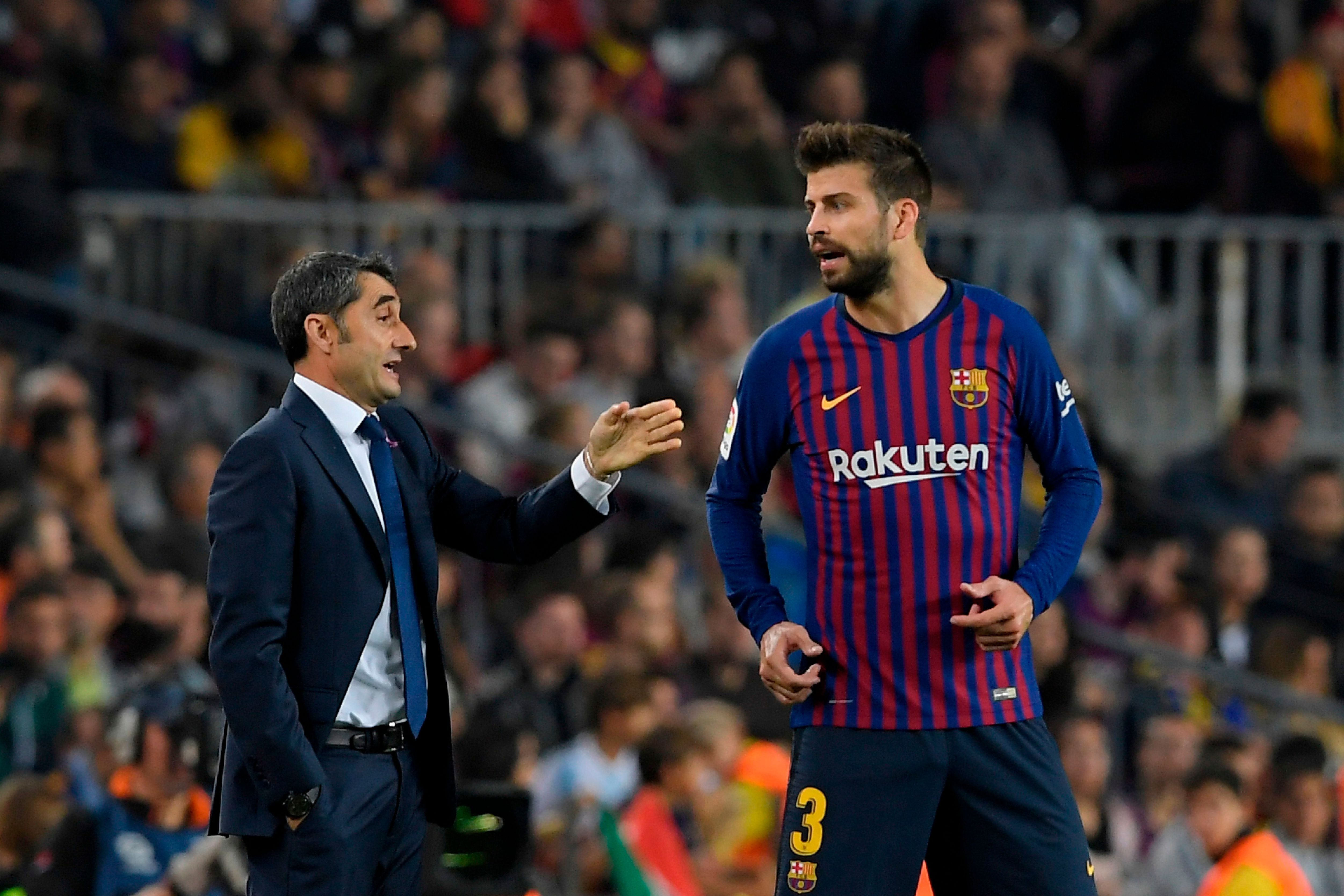 PIQUE VALVERDE BARCELONA SEVILLA LALIGA
