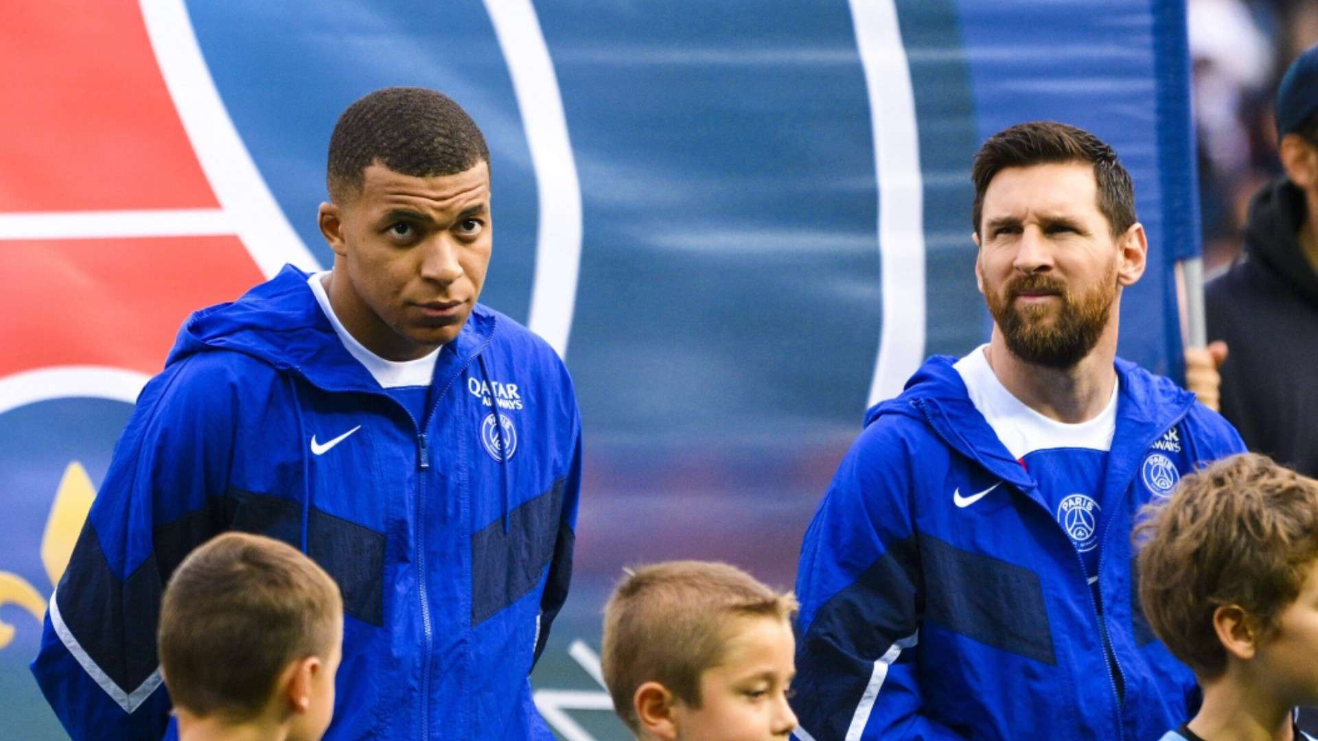 GER ONLY Kylian Mbappé Lionel Messi PSG 2022