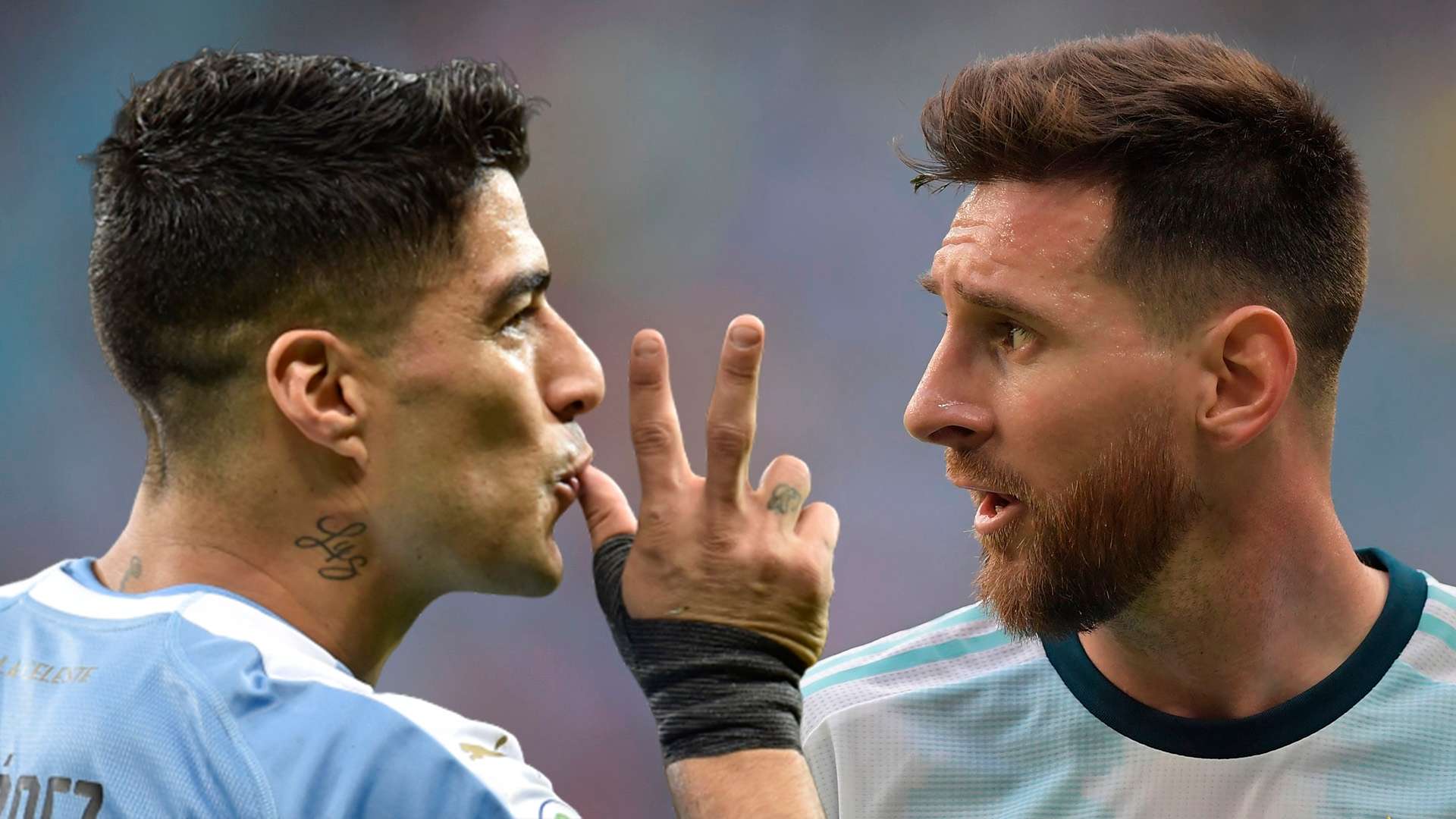 Luis Suarez and Lionel Messi, Copa America