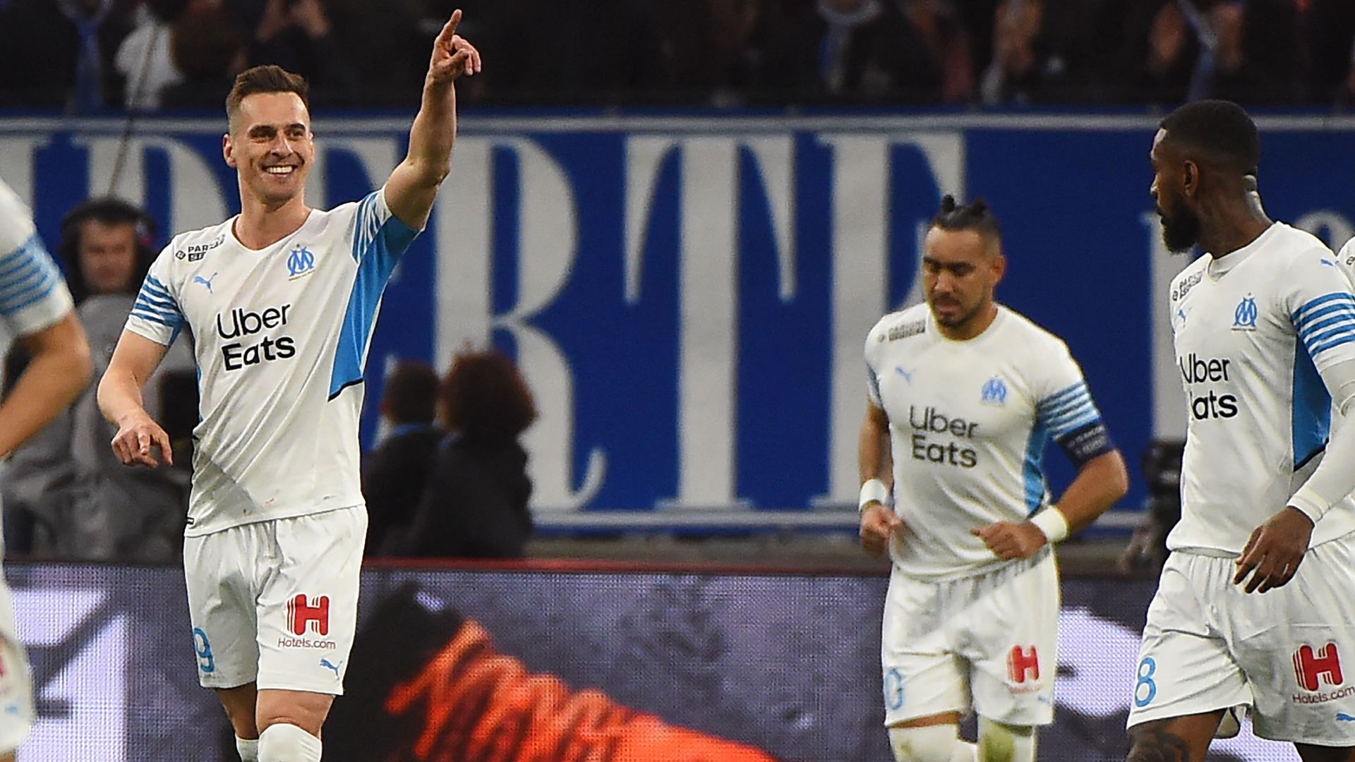 OM Nice joie Milik Payet but