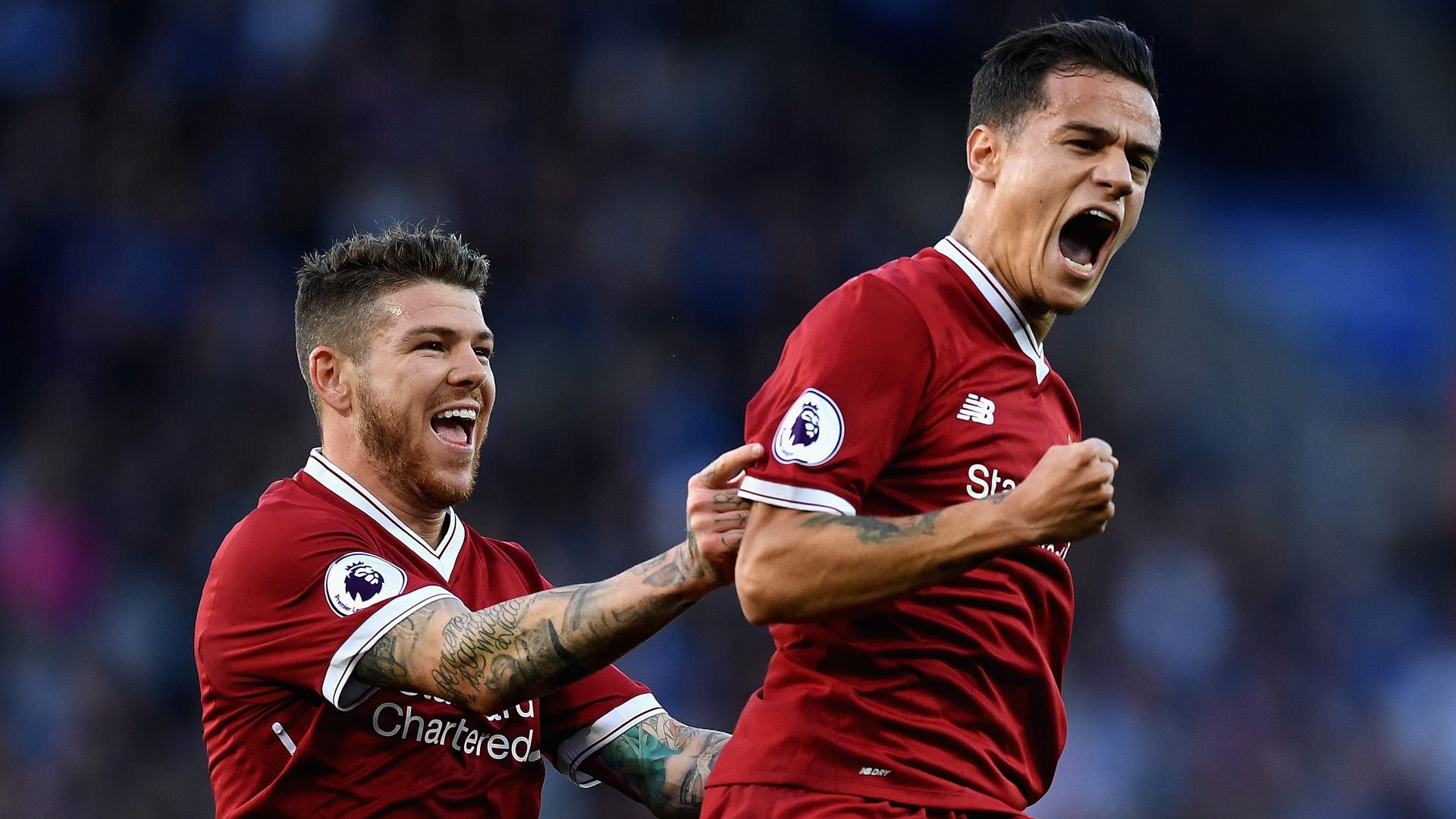 philippe coutinho leicester city liverpool premier league 092317