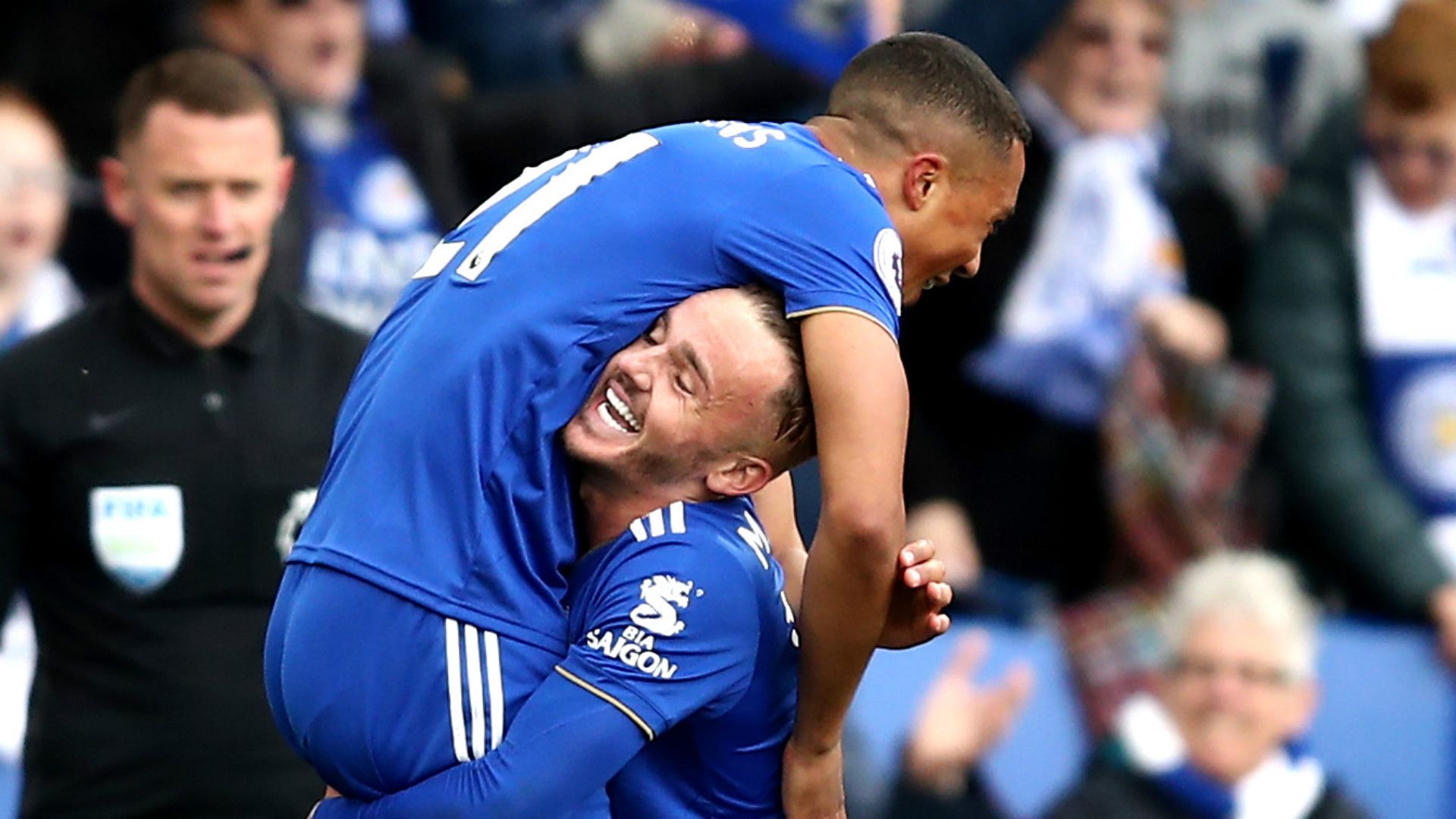 James Maddison Youri Tielemans Leicester City 2018-19