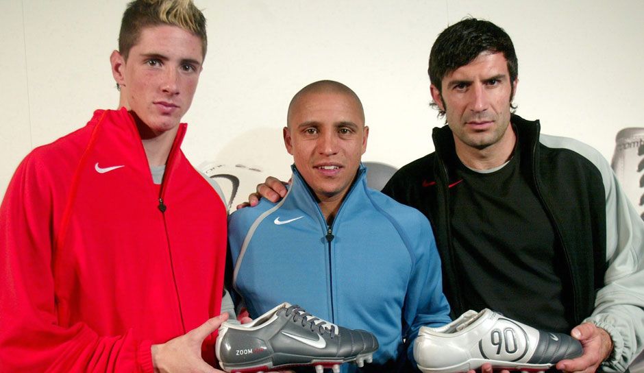 Fernando Torres Roberto Carlos Luis Figo Nike Air Zoom Total 90 III