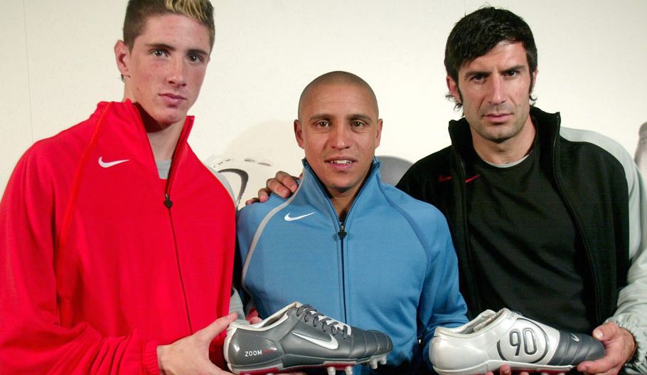 Fernando Torres Roberto Carlos Luis Figo Nike Air Zoom Total 90 III