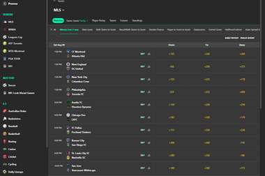 bet365 mls betting