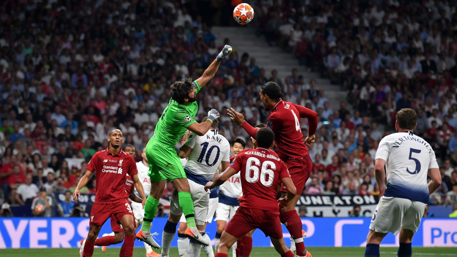 Alisson Becker Liverpool Tottenham 01062019