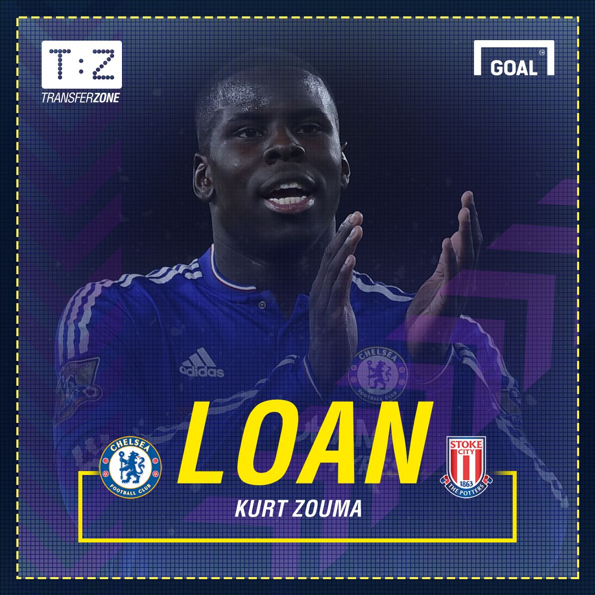 GFX - Kurt Zouma, Chelsea, Stoke