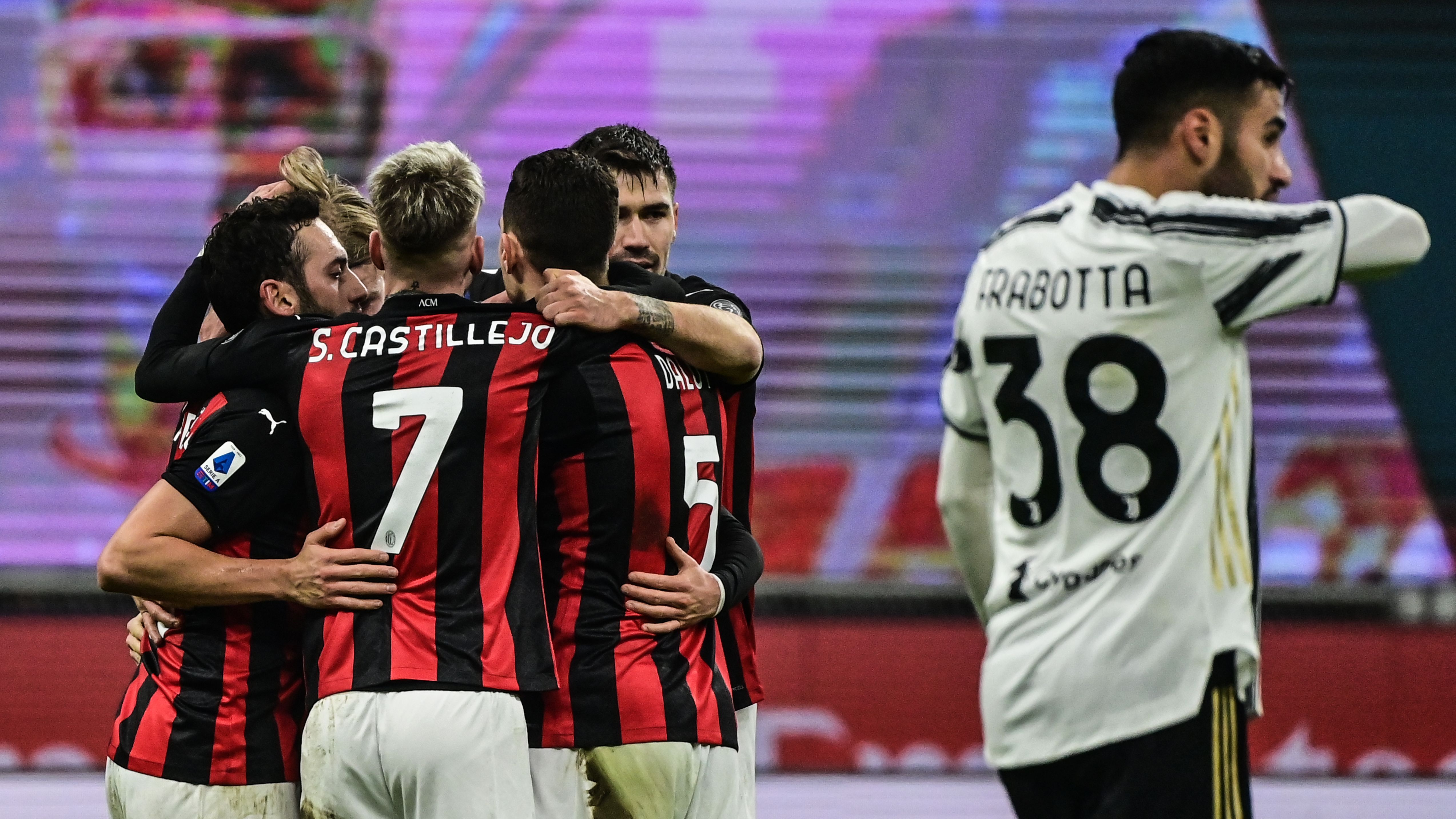 celebration Milan Juventus 2020-2021