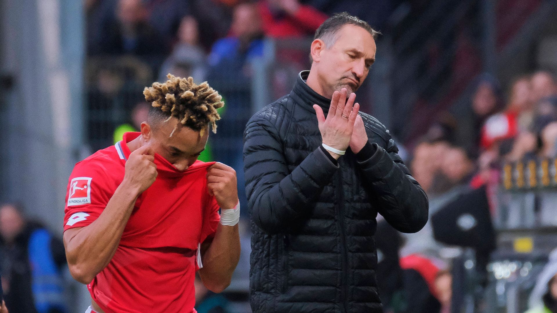 Pierre Kunde Malong Achim Beierlorzer Mainz 05 01-02-2020