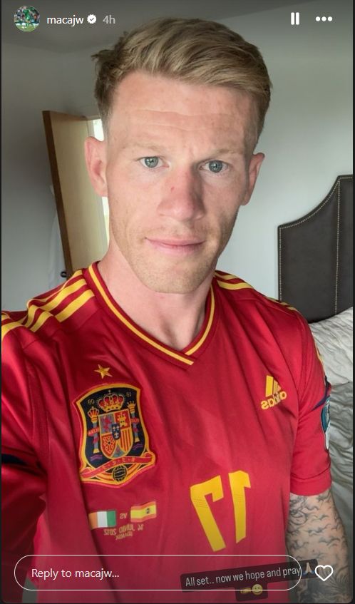 James McClean Instagram Spain